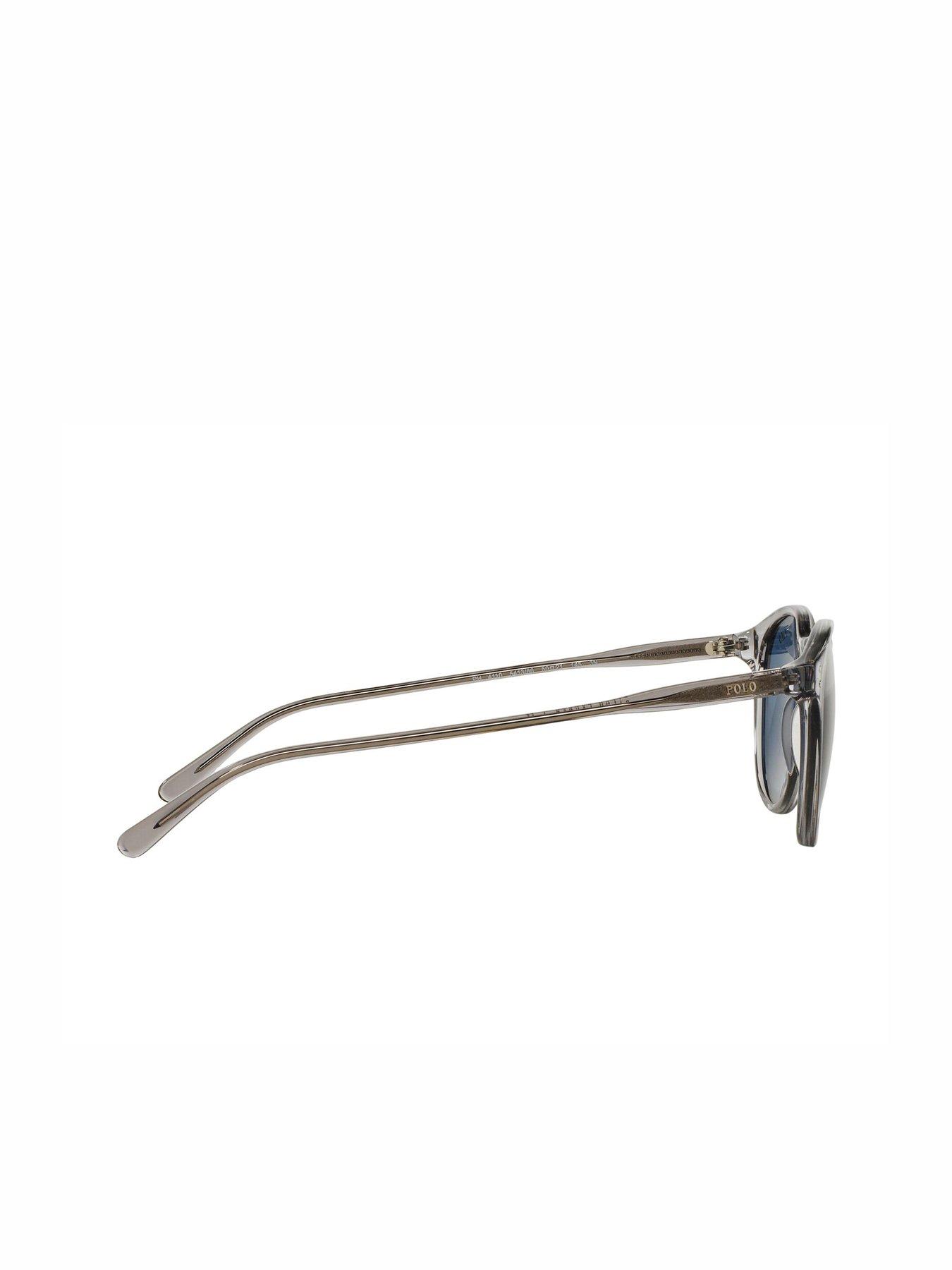 Image 2 of 2 of Polo Ralph Lauren Ralph Lauren Polo Grey Accetate Round Sunglasses - Grey