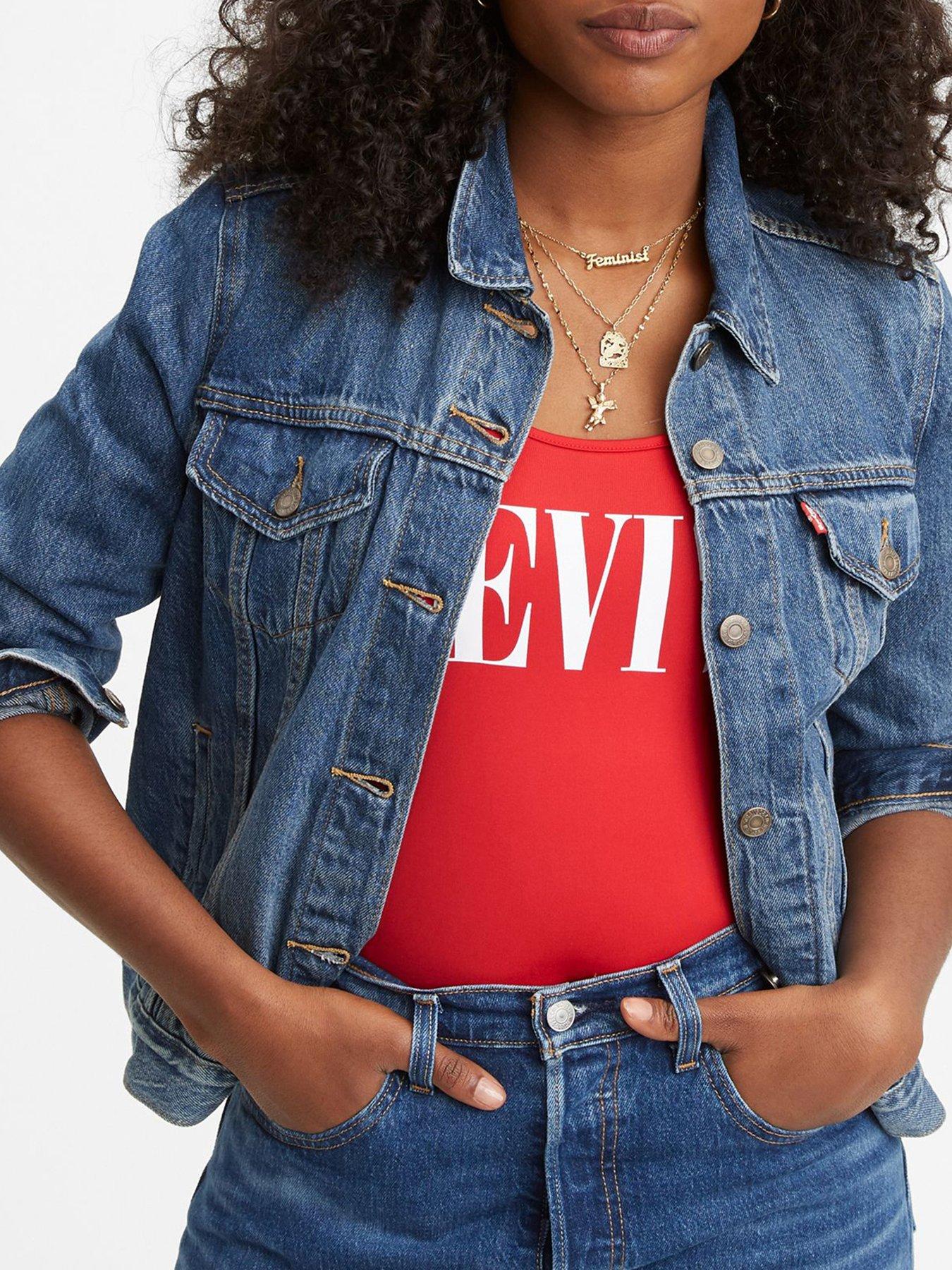 Image 4 of 4 of Levi's Original Trucker Jacket - Soft As Butter Dark