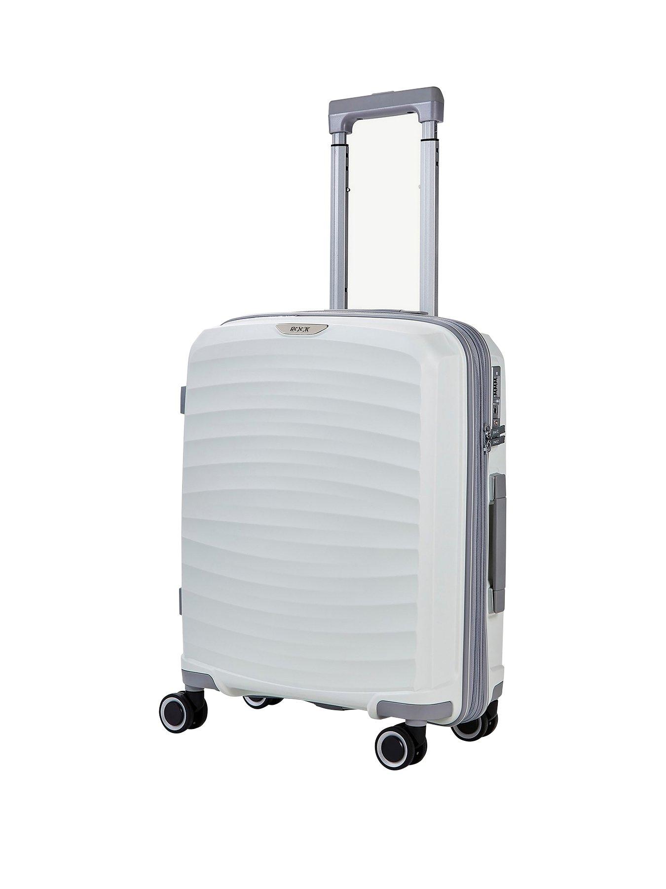 rock-luggage-sunwave-8-wheel-suitcase-cabin-white