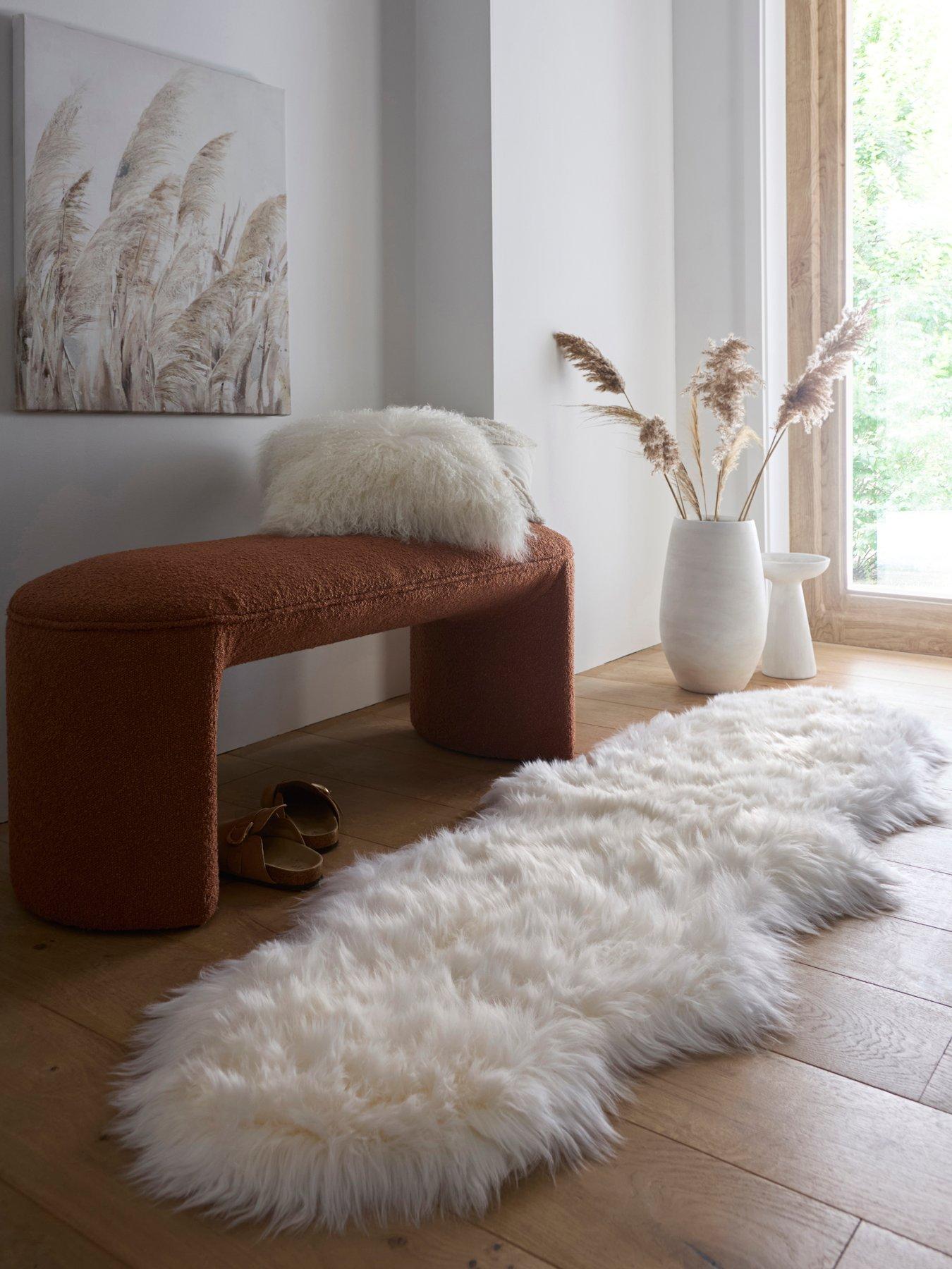 The Very Collection Genuine Sheepskin Wool Rug - Double