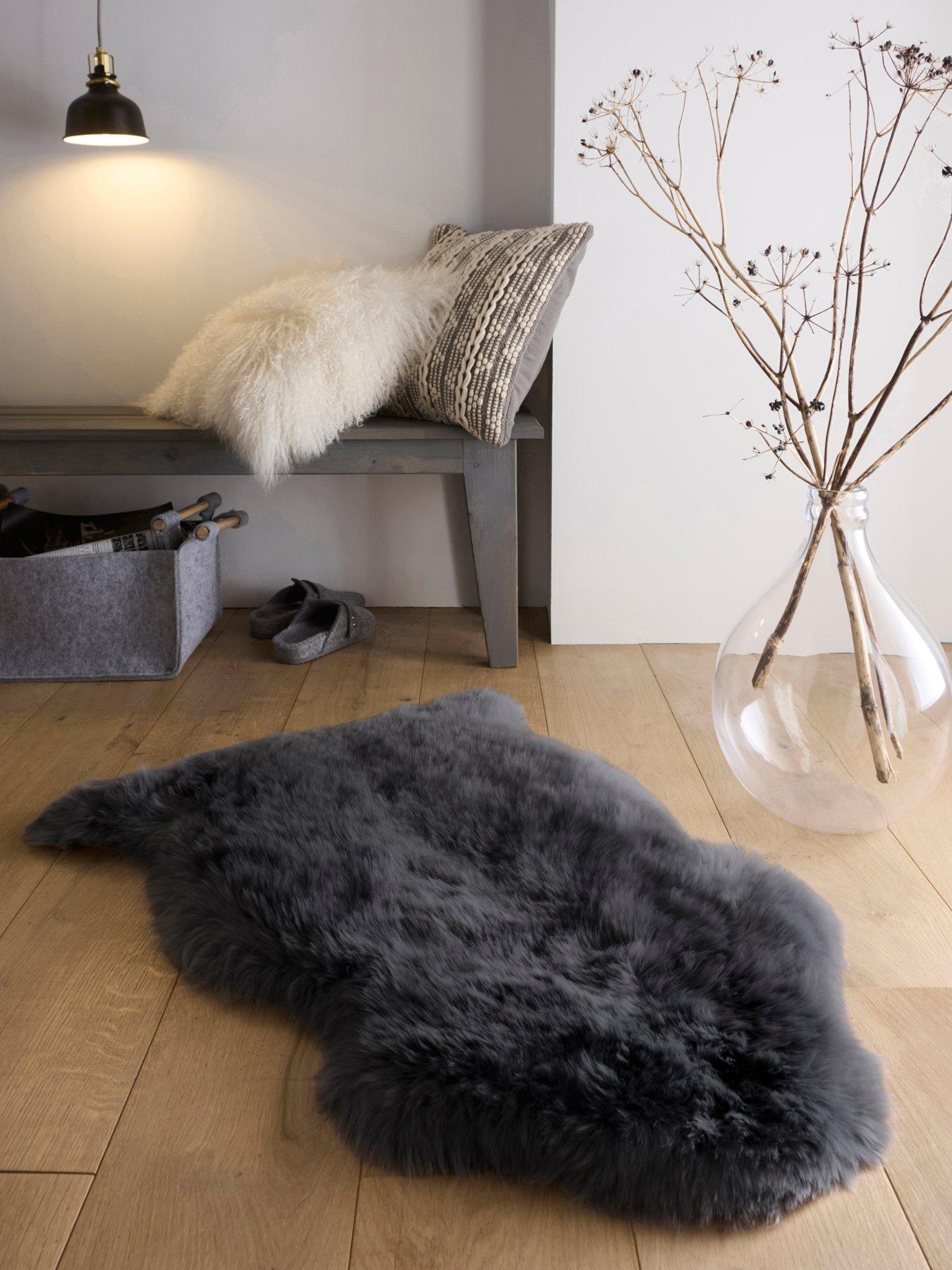 The Very Collection Genuine Sheepskin Wool Rug - Single