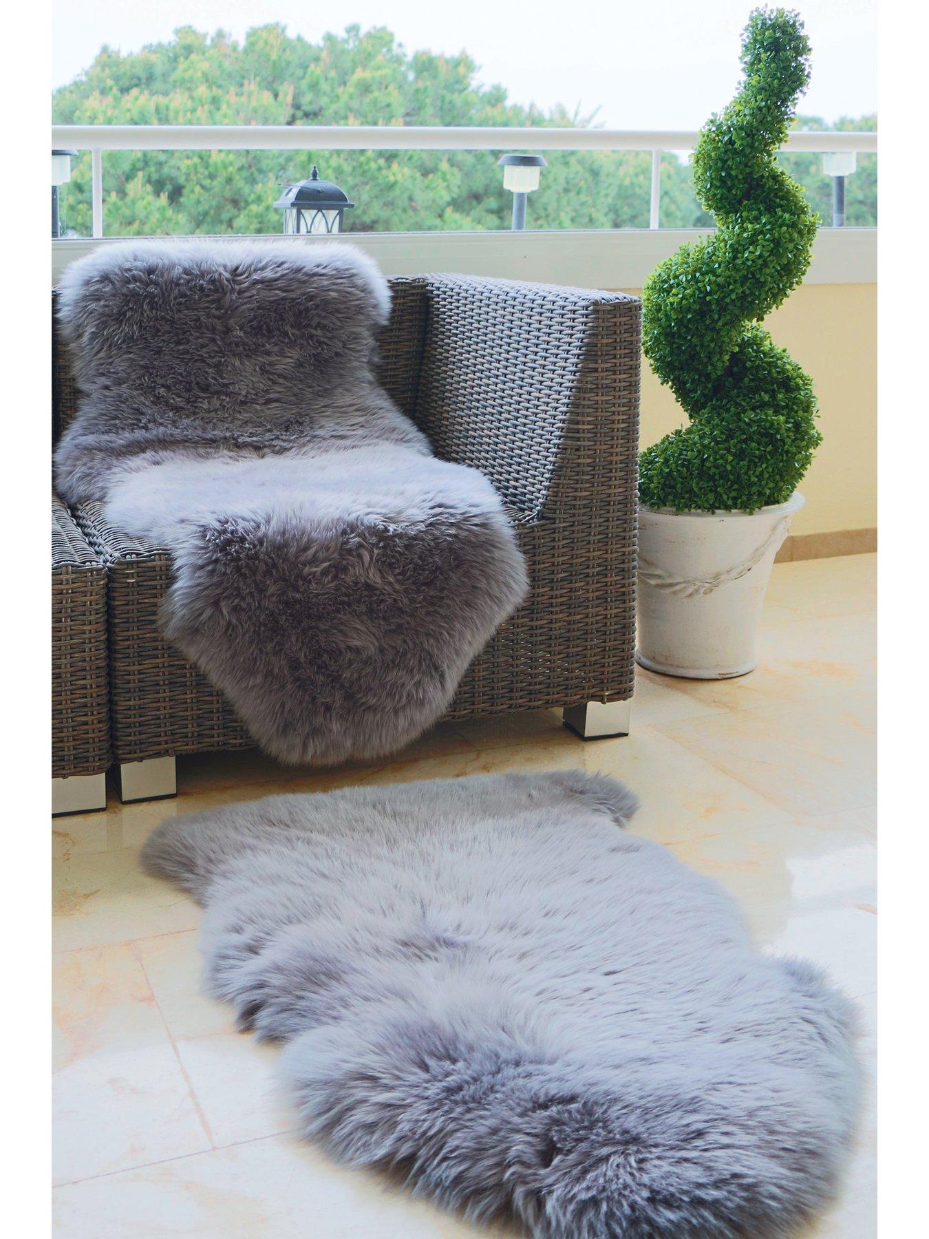 Image 2 of 3 of The Very Collection Genuine Sheepskin Wool Rug - Single