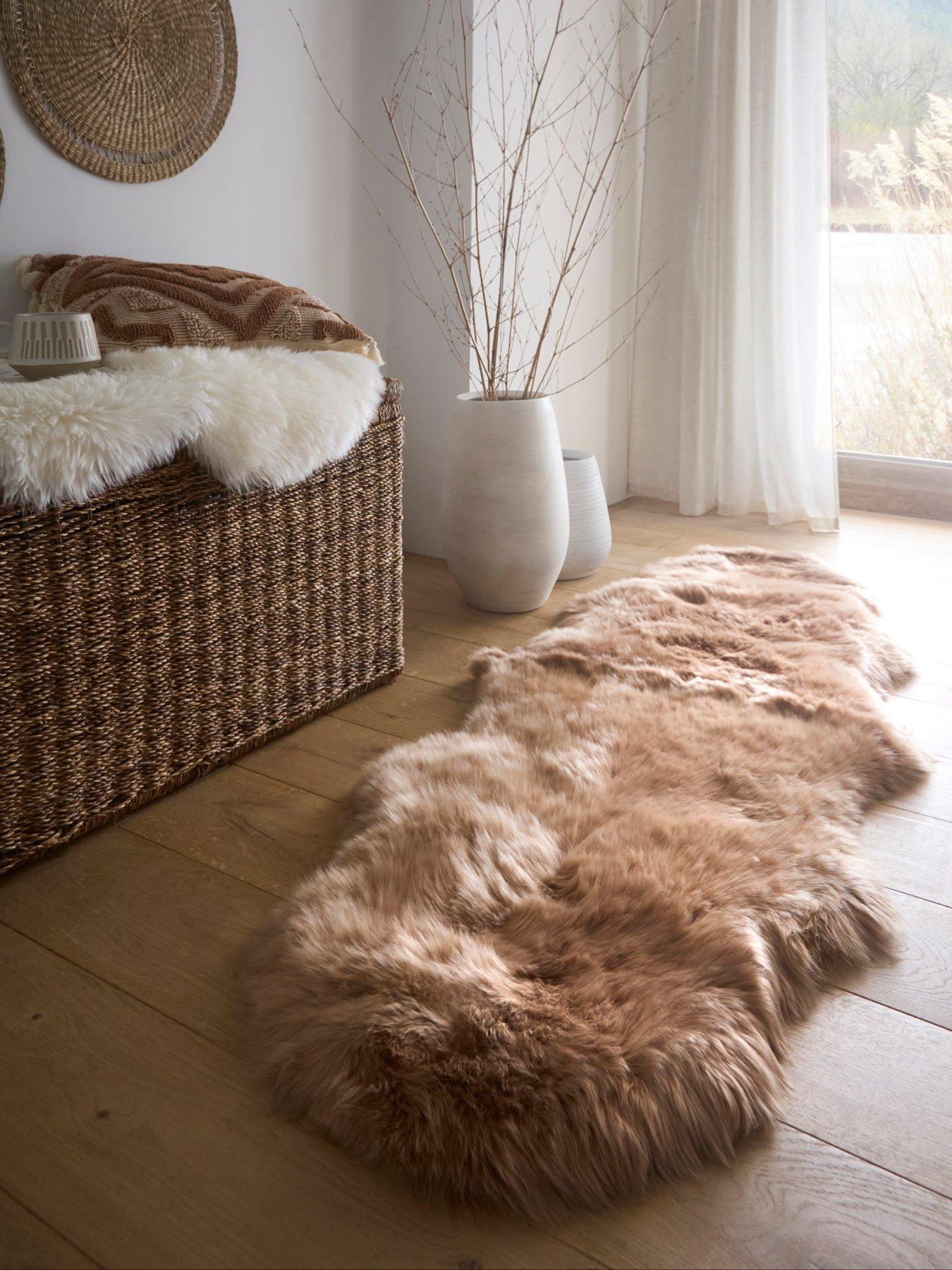 Very Home Genuine Sheepskin Wool Rug - Double