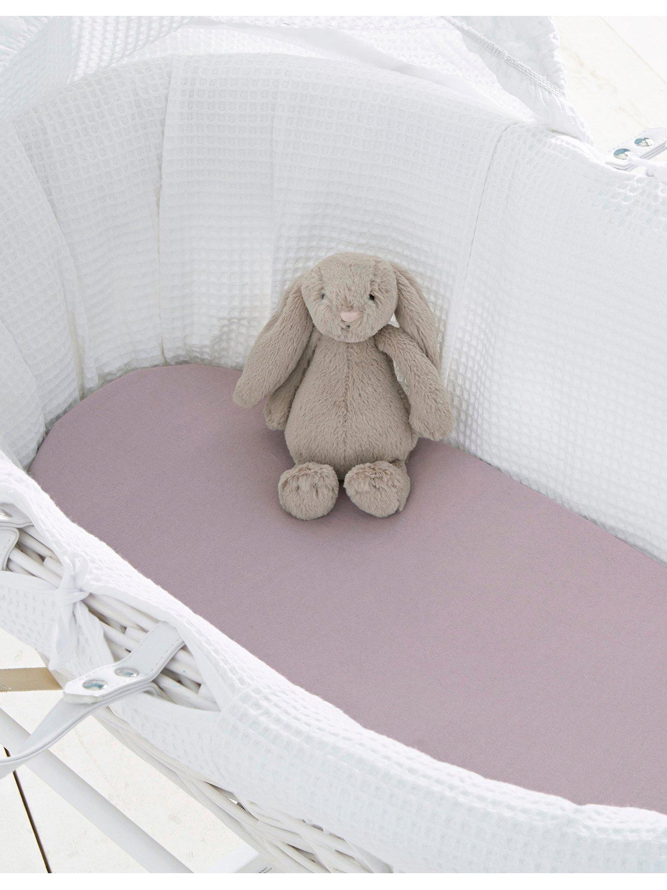 silentnight-silentnight-safe-nights-6-x-pack-100-cotton-moses-basket-fitted-sheets-74cm-x-28cm-pink-bundlestillFront