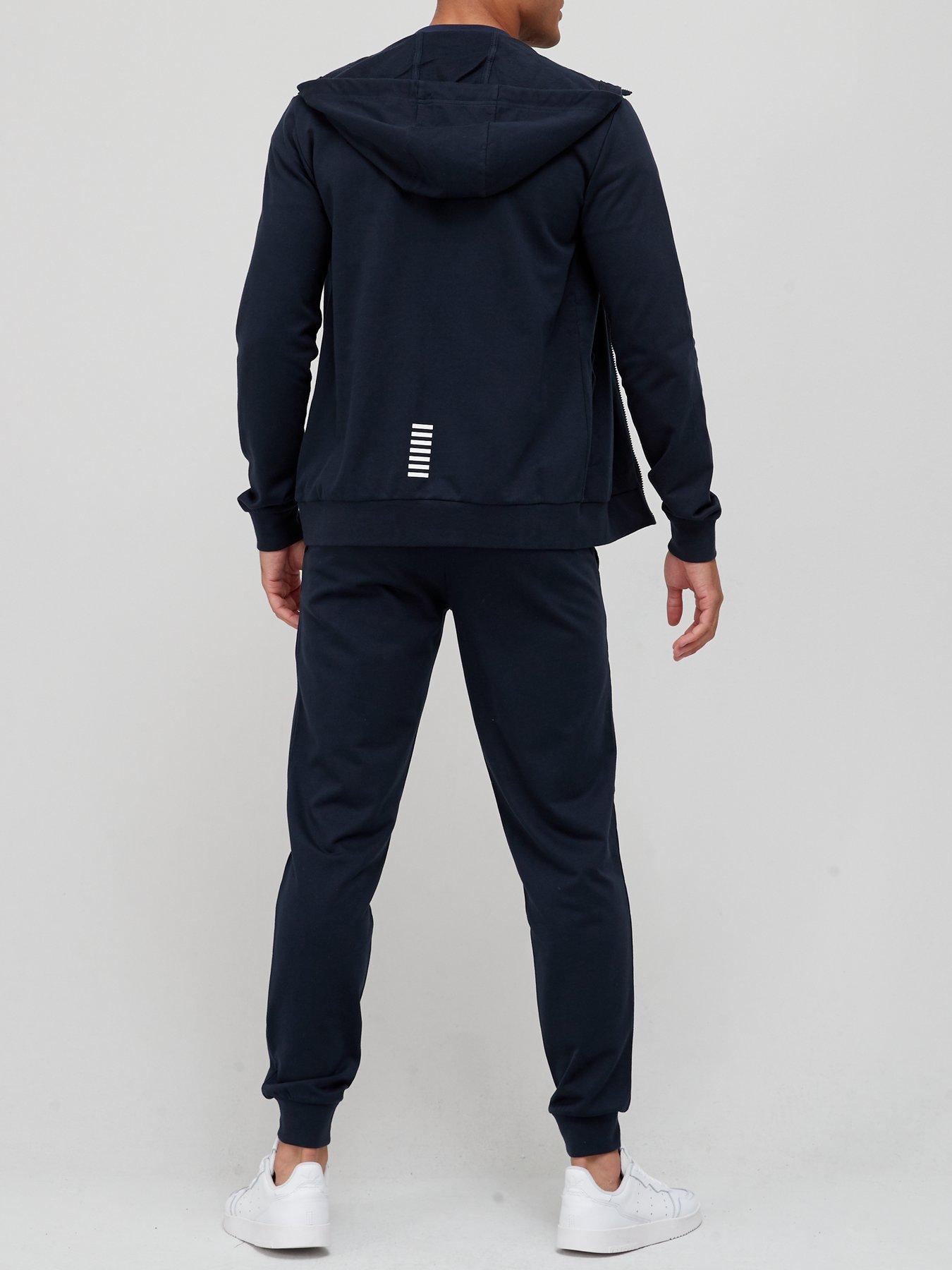 Navy blue cheap armani tracksuit