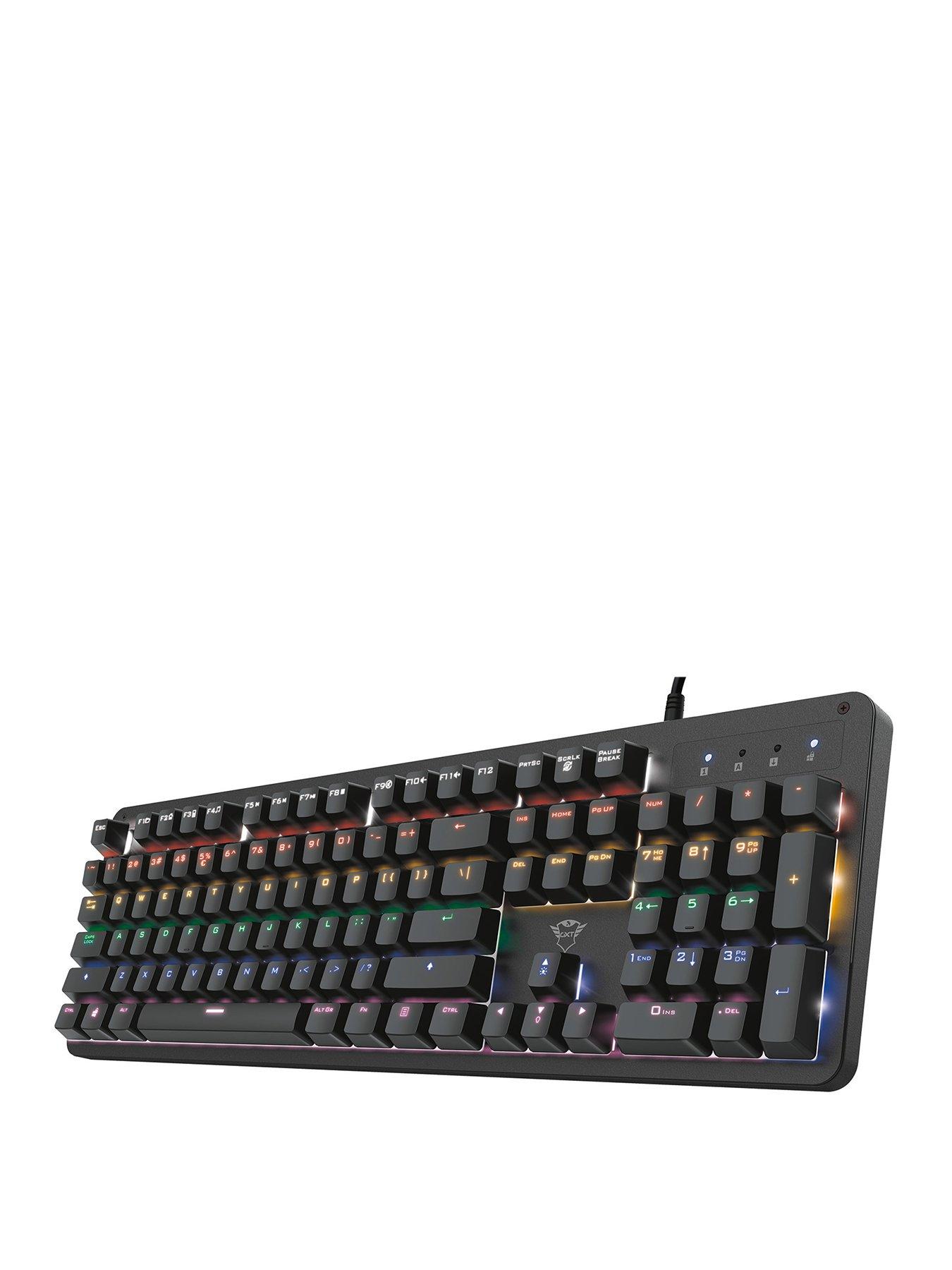 Image 1 of 7 of Trust GXT863 Mazz Mechanical Gaming Keyboard - with Dedicated Gaming Mode