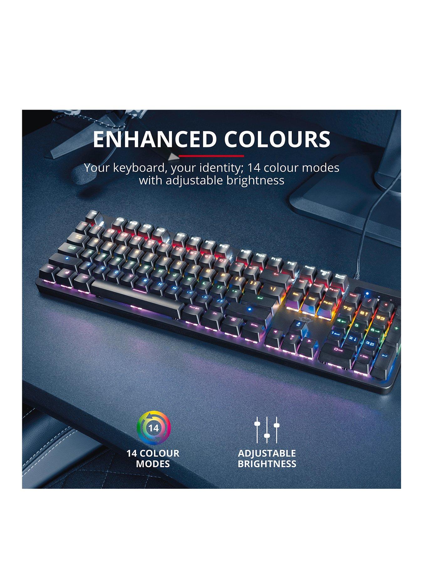Image 3 of 7 of Trust GXT863 Mazz Mechanical Gaming Keyboard - with Dedicated Gaming Mode