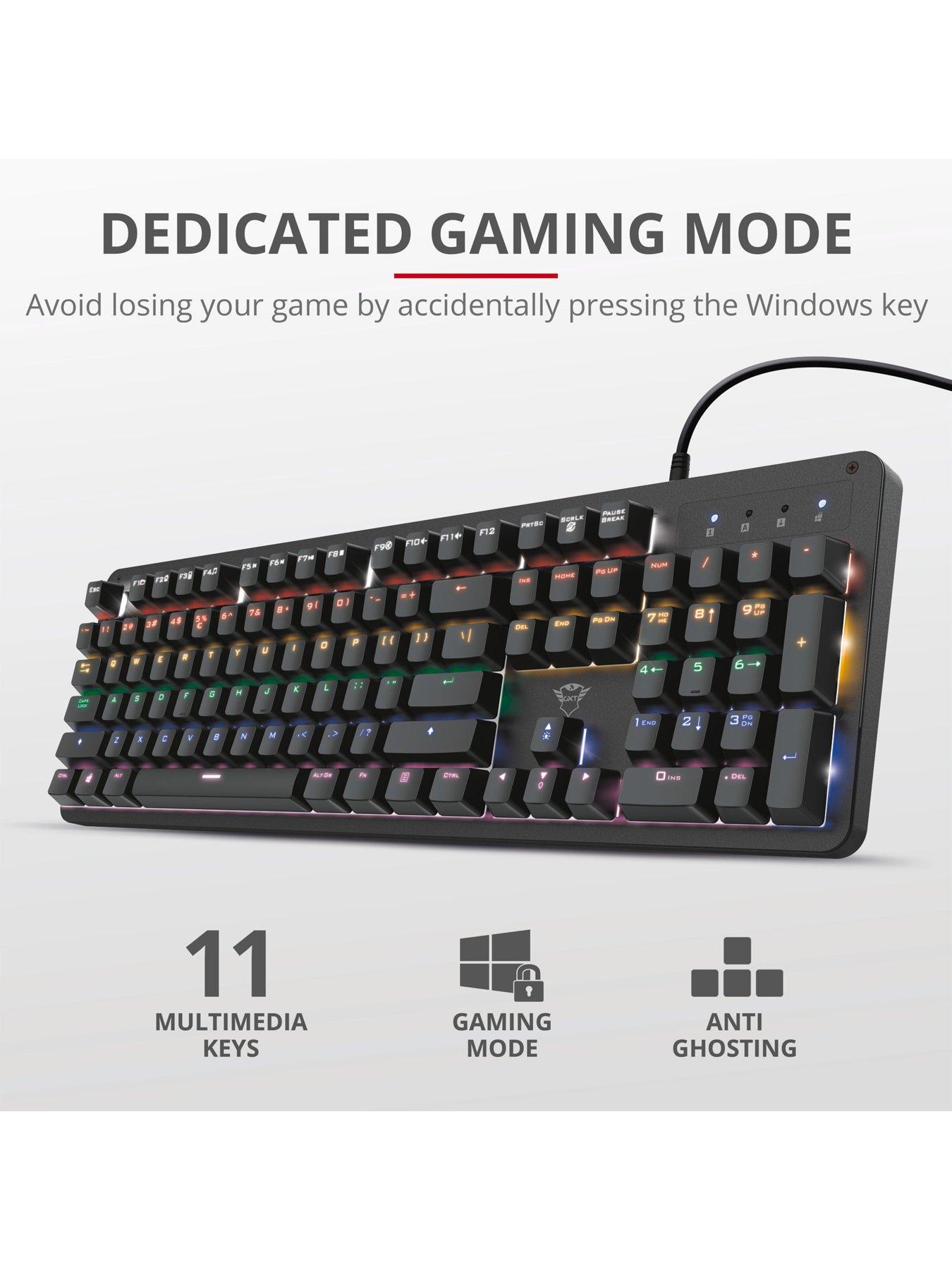 Image 6 of 7 of Trust GXT863 Mazz Mechanical Gaming Keyboard - with Dedicated Gaming Mode