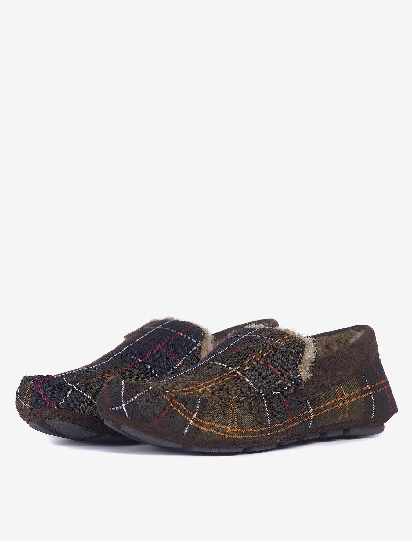 Image 1 of 5 of Barbour Monty Slippers - Green