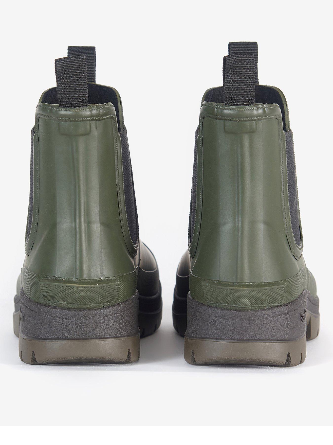 Image 2 of 5 of Barbour Nimbus Chelsea Rubber Boots - Khaki