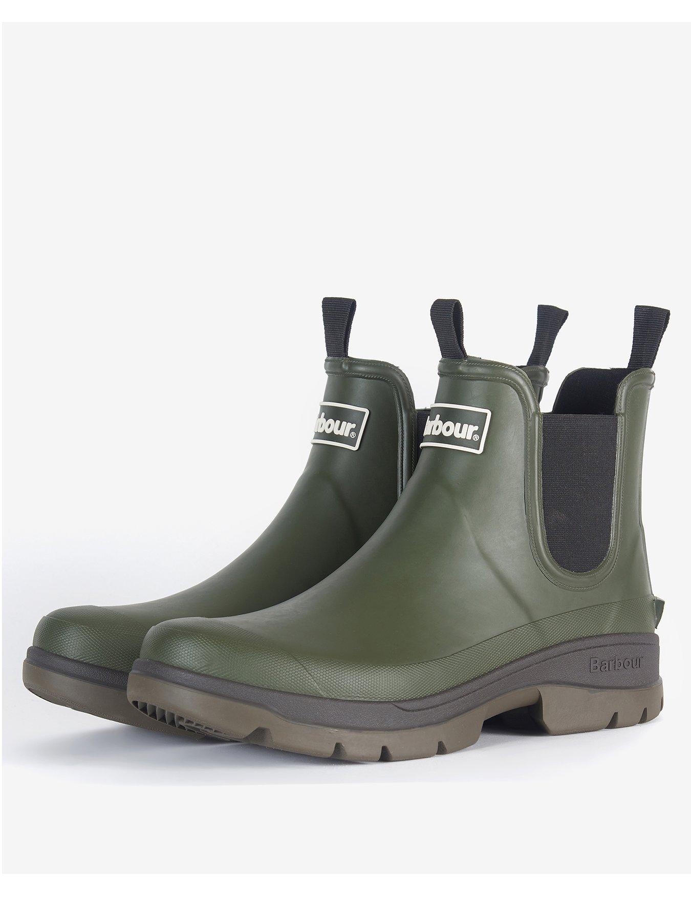 Image 3 of 5 of Barbour Nimbus Chelsea Rubber Boots - Khaki