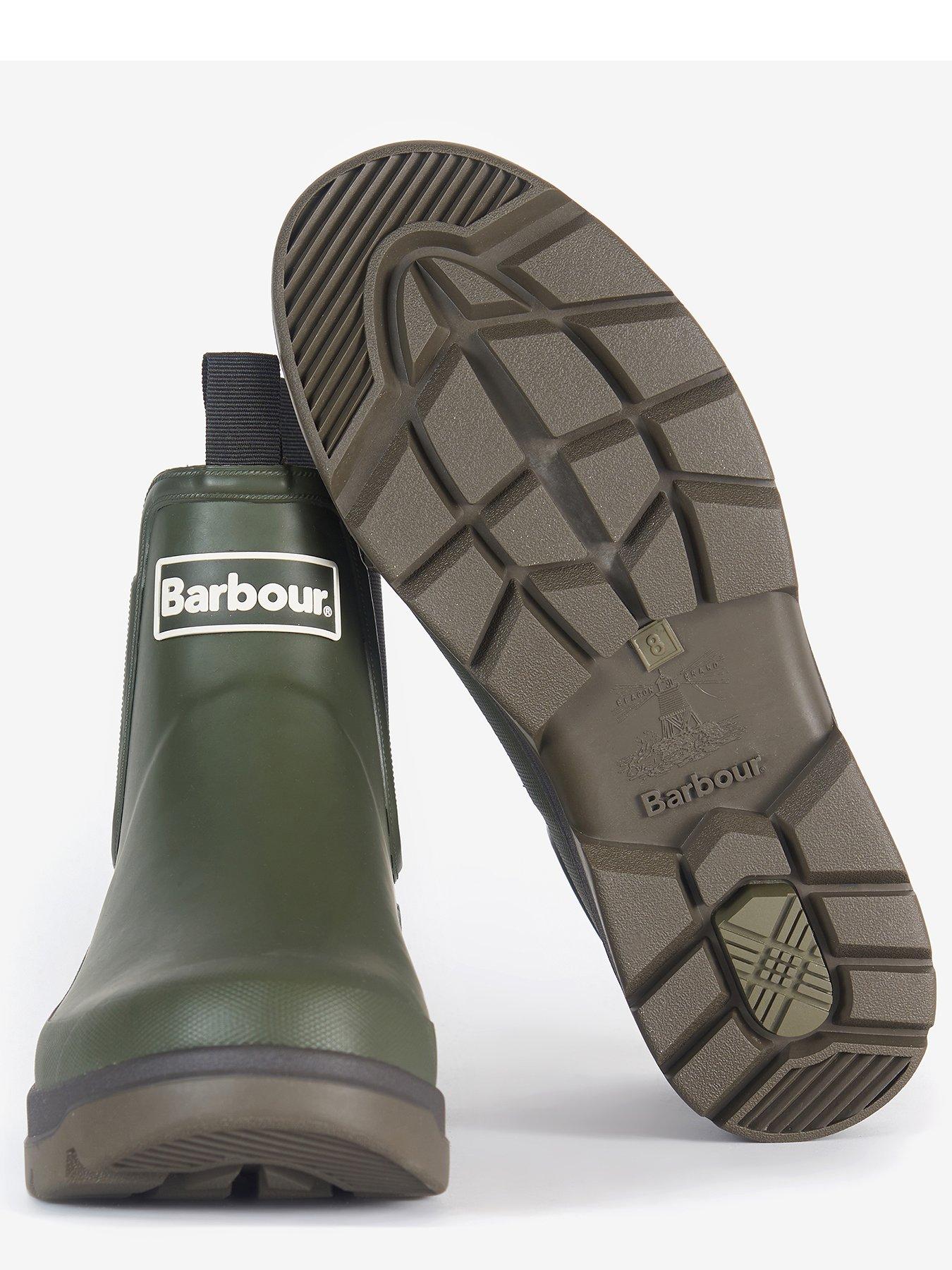 Image 4 of 5 of Barbour Nimbus Chelsea Rubber Boots - Khaki
