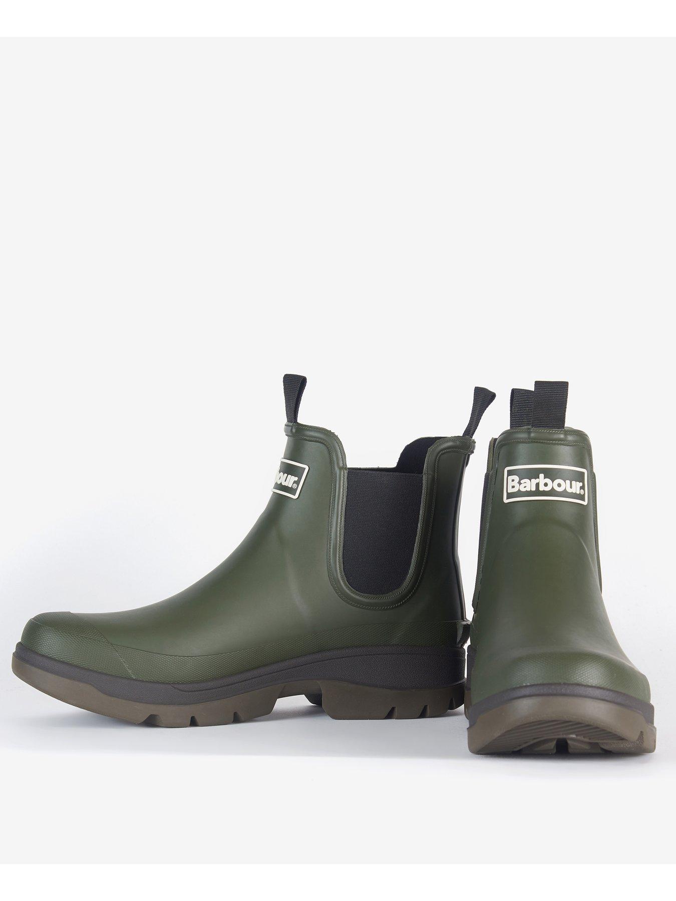 Image 5 of 5 of Barbour Nimbus Chelsea Rubber Boots - Khaki