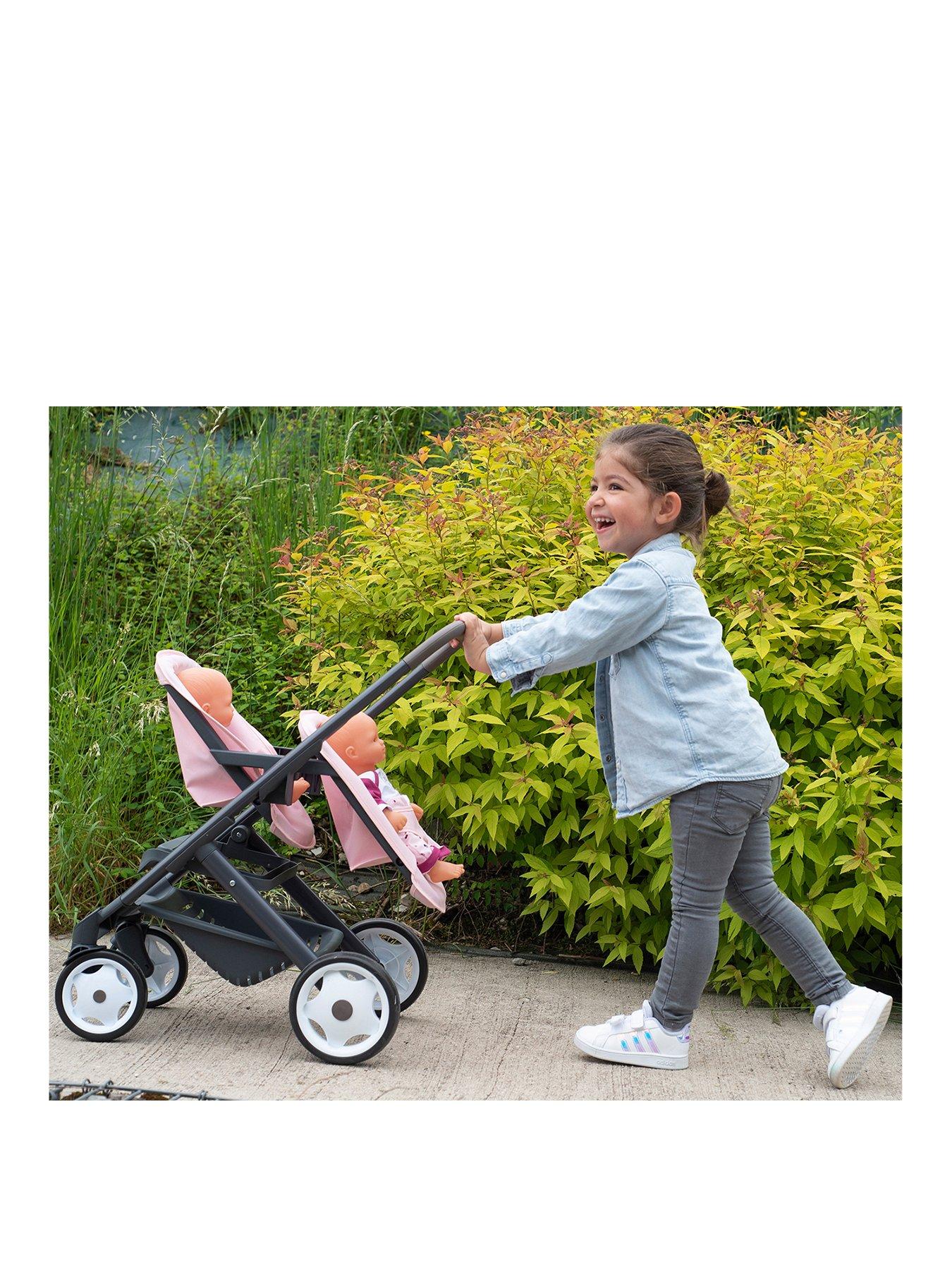 Children's toy twin pushchair online