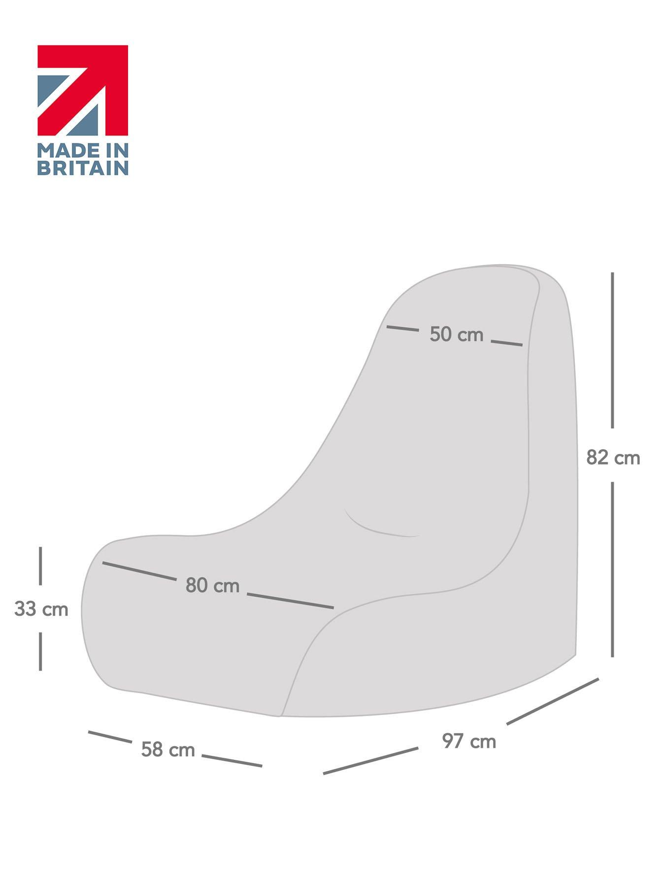Image 4 of 4 of rucomfy Indoor/Outdoor Large Beanbag Chair&nbsp;
