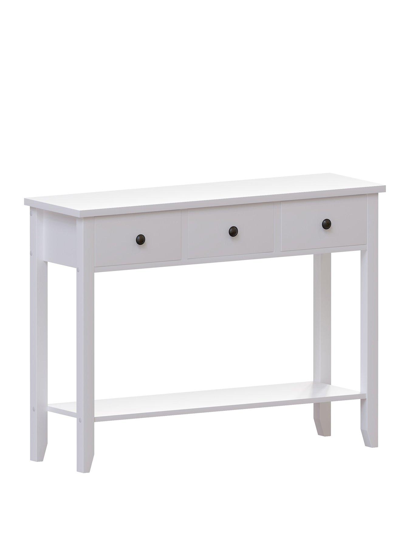 vida-designs-windsor-3-drawer-console-table-whitestillFront