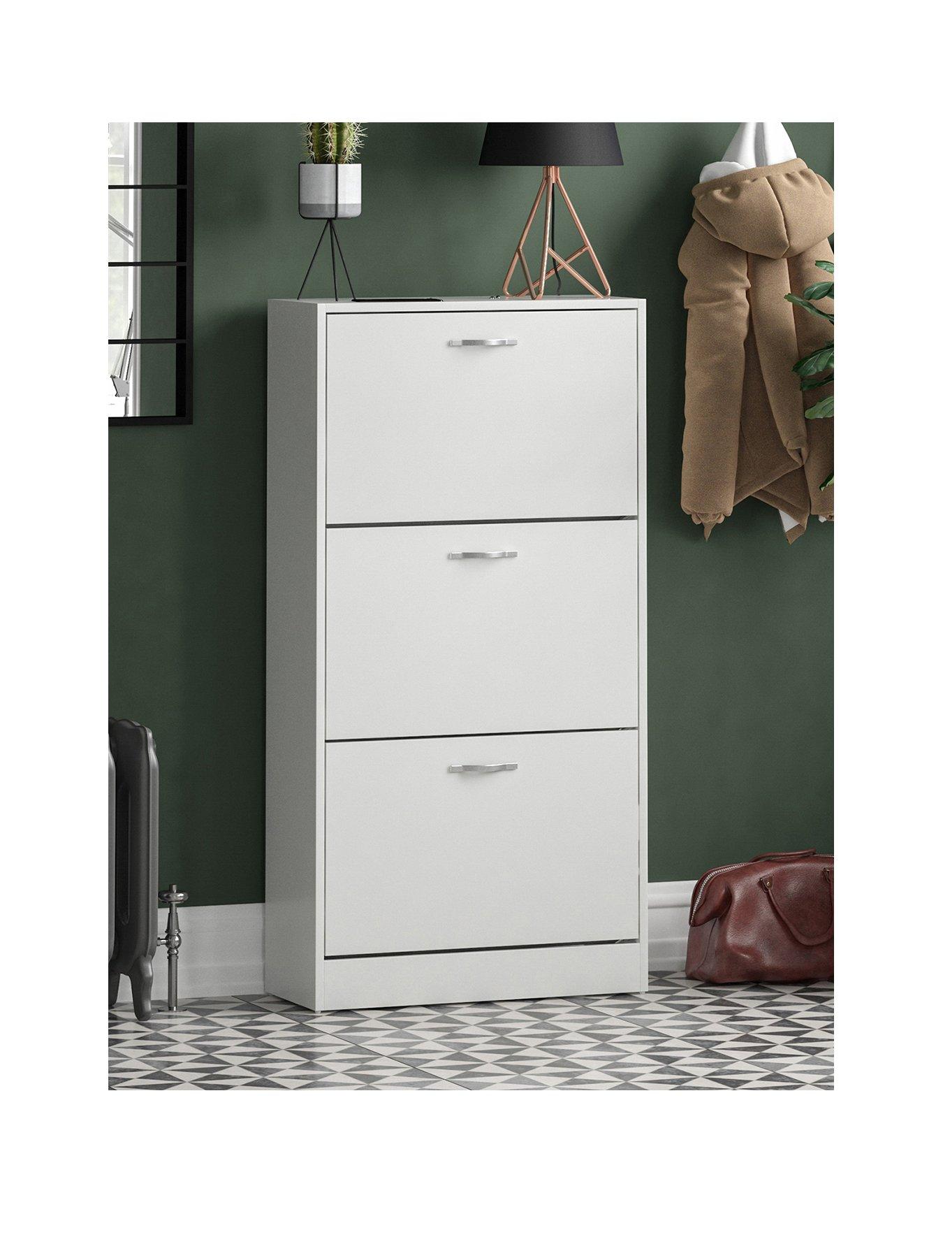 Image 3 of 6 of Vida Designs Shay 3 Drawer Shoe Cabinet