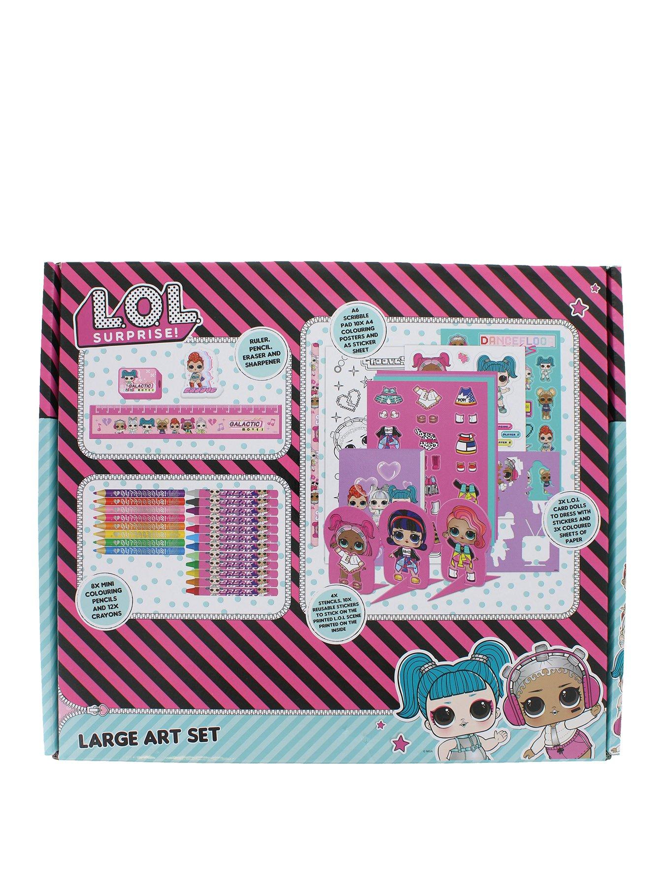 Lol Surprise Creativity Fun Kids Art Set for Coloring, Painting, and Crafts