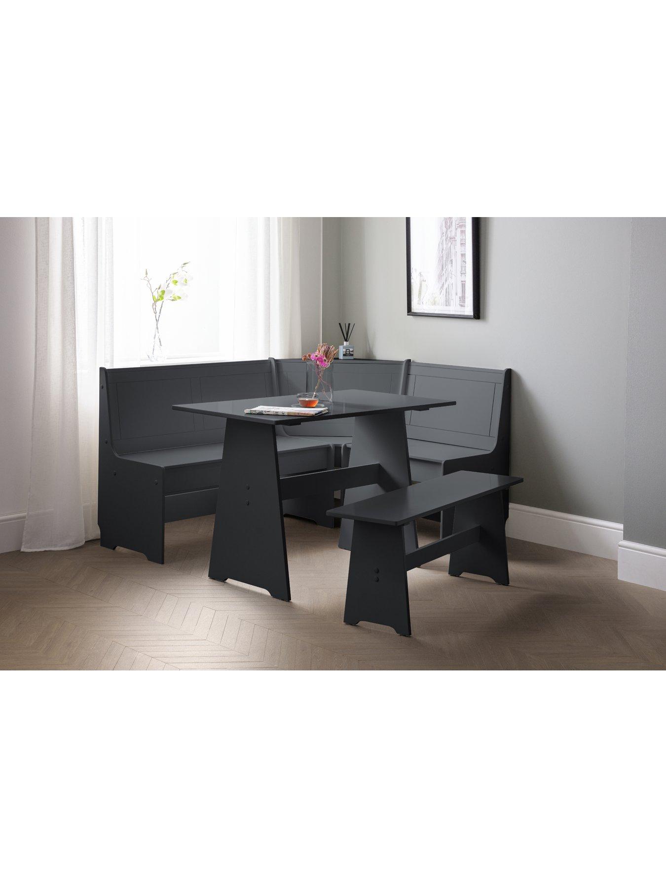 Corner kitchen table online and bench set