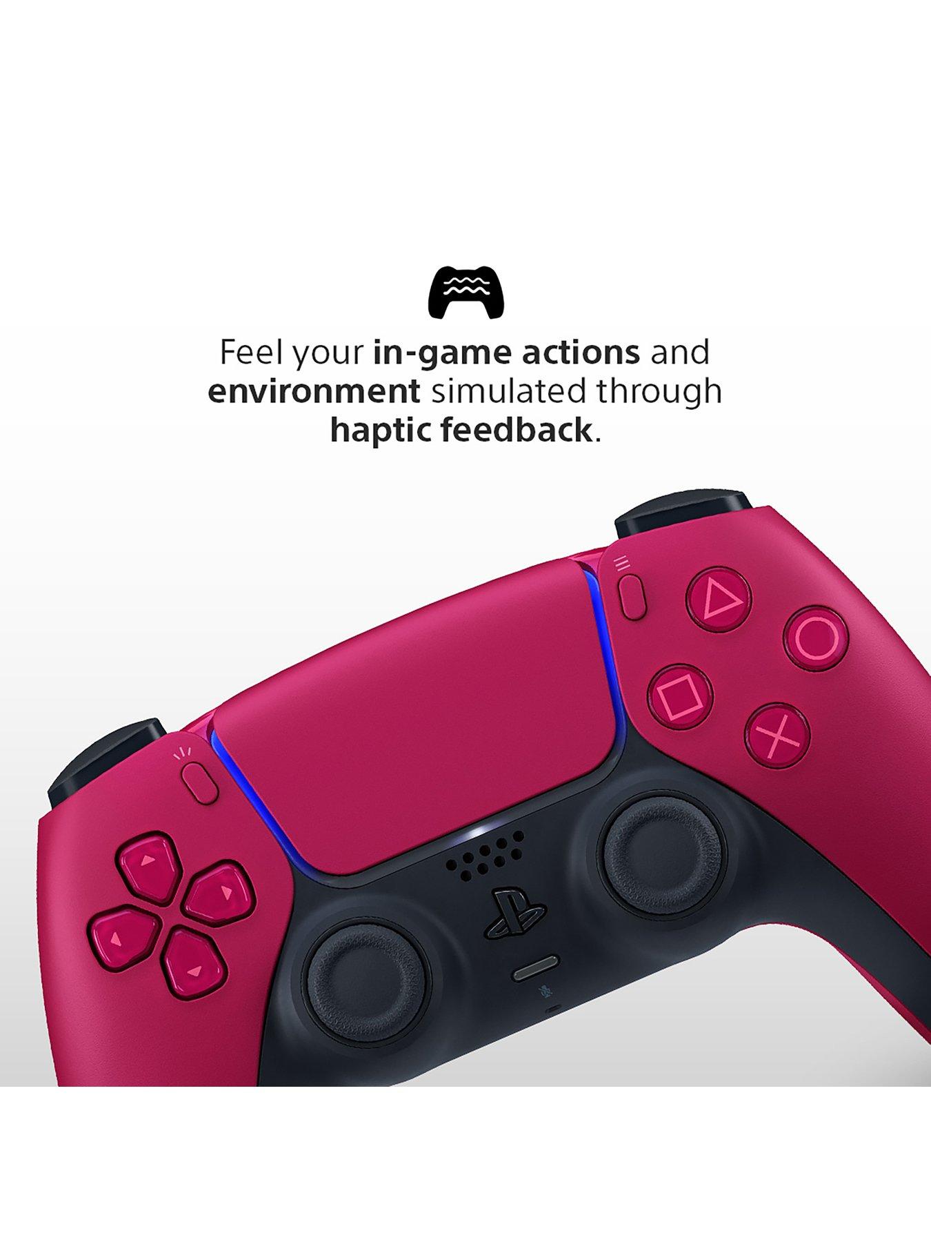 Image 4 of 8 of Playstation PlayStation 5 DualSense&reg; Wireless Controller - Cosmic Red - For PS5, PC, Mac &amp; Mobile