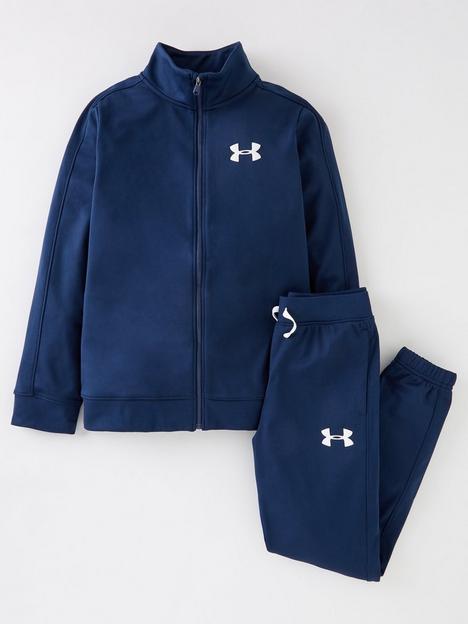 under-armour-childrens-knit-tracksuit-navywhite