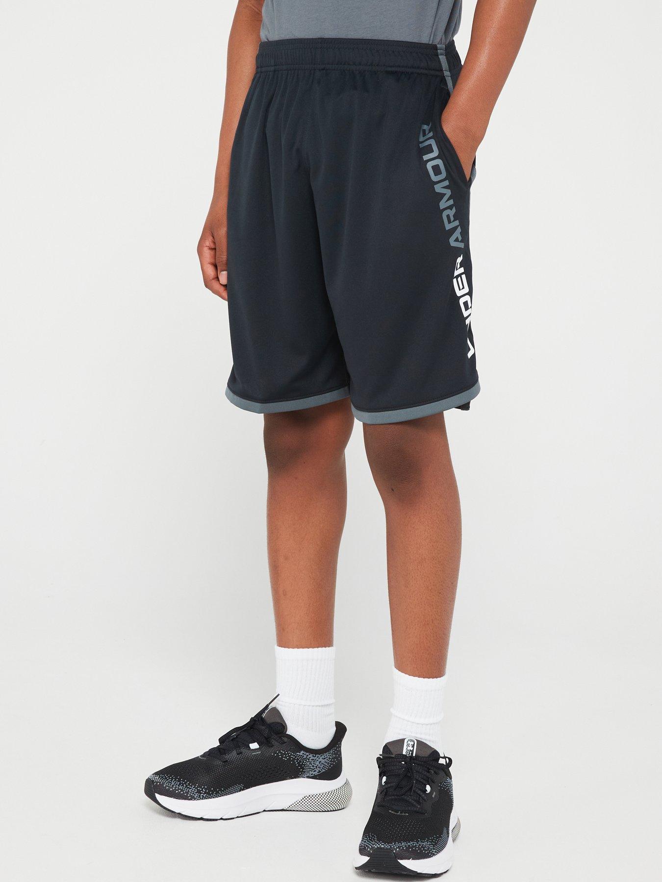 under-armour-kidsnbspstunt-30-shorts-blackwhitefront