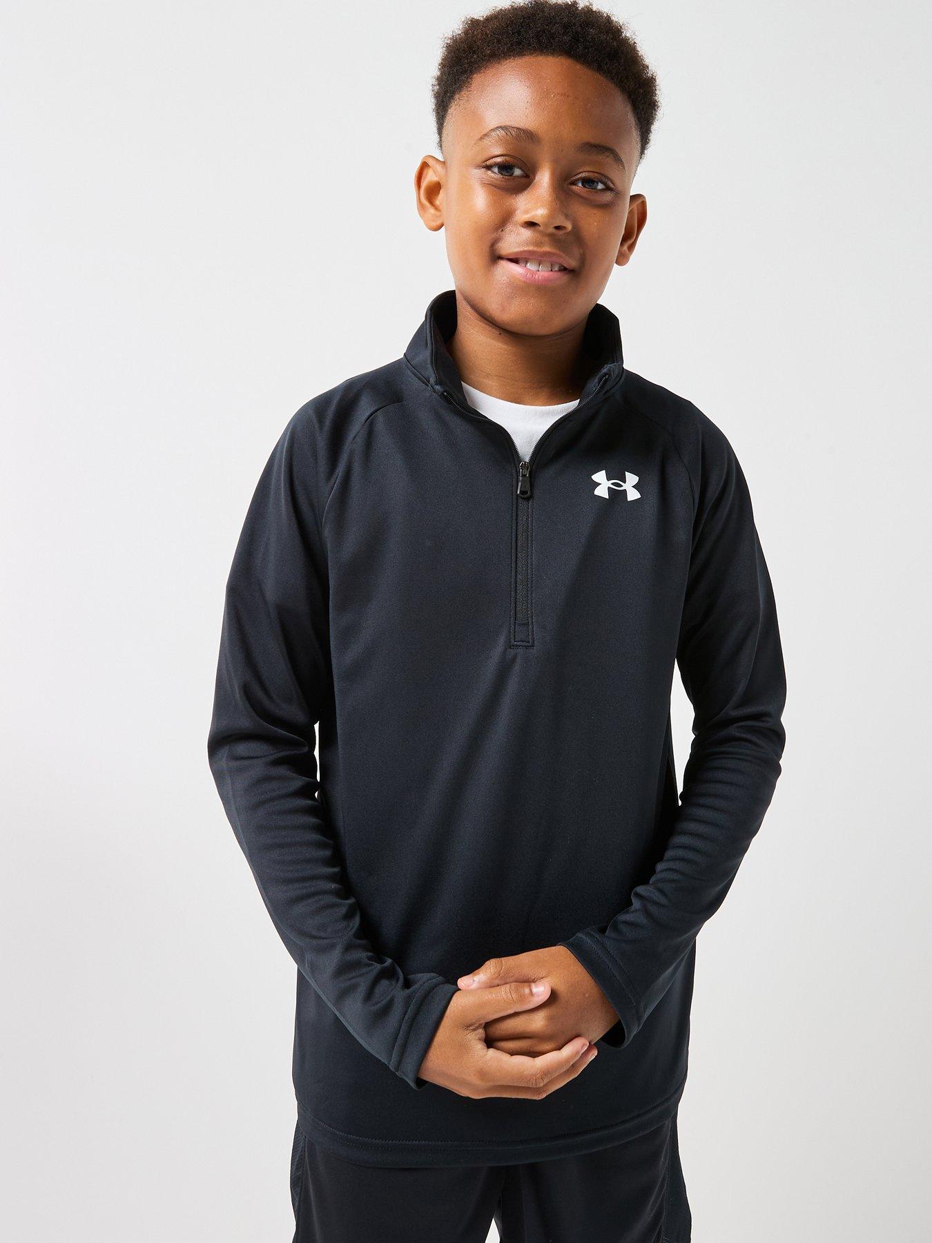 UNDER ARMOUR Tech 2.0 1/2 Zip Top - Black