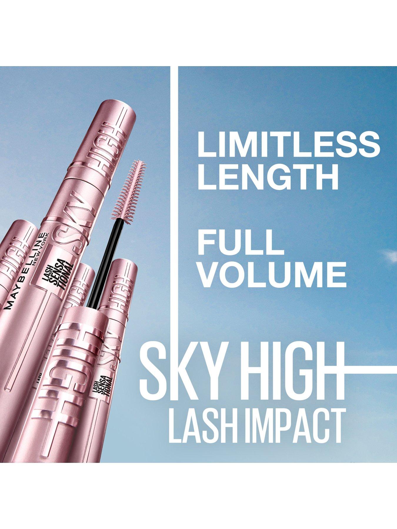 Image 5 of 5 of MAYBELLINE Maybelline Mascara Lash Sensational Sky High Waterproof Volumizing and Thickening Eyelash Lengthening. Flake Free Formula, Mascara 01 Black