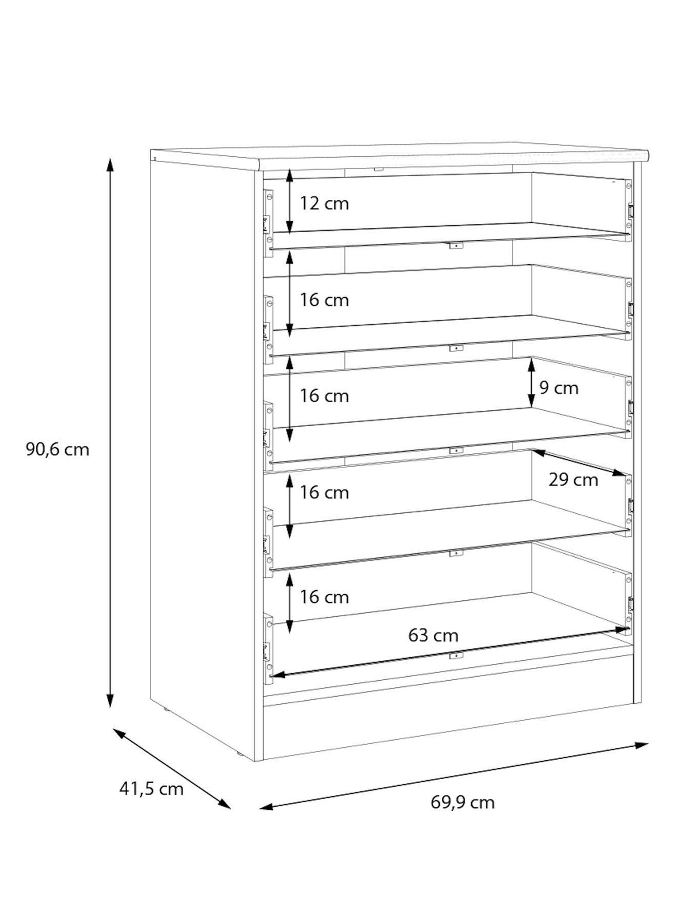 Image 6 of 7 of The Very Collection Panama 5 Drawer Chest&nbsp;- FSC&reg; Certified