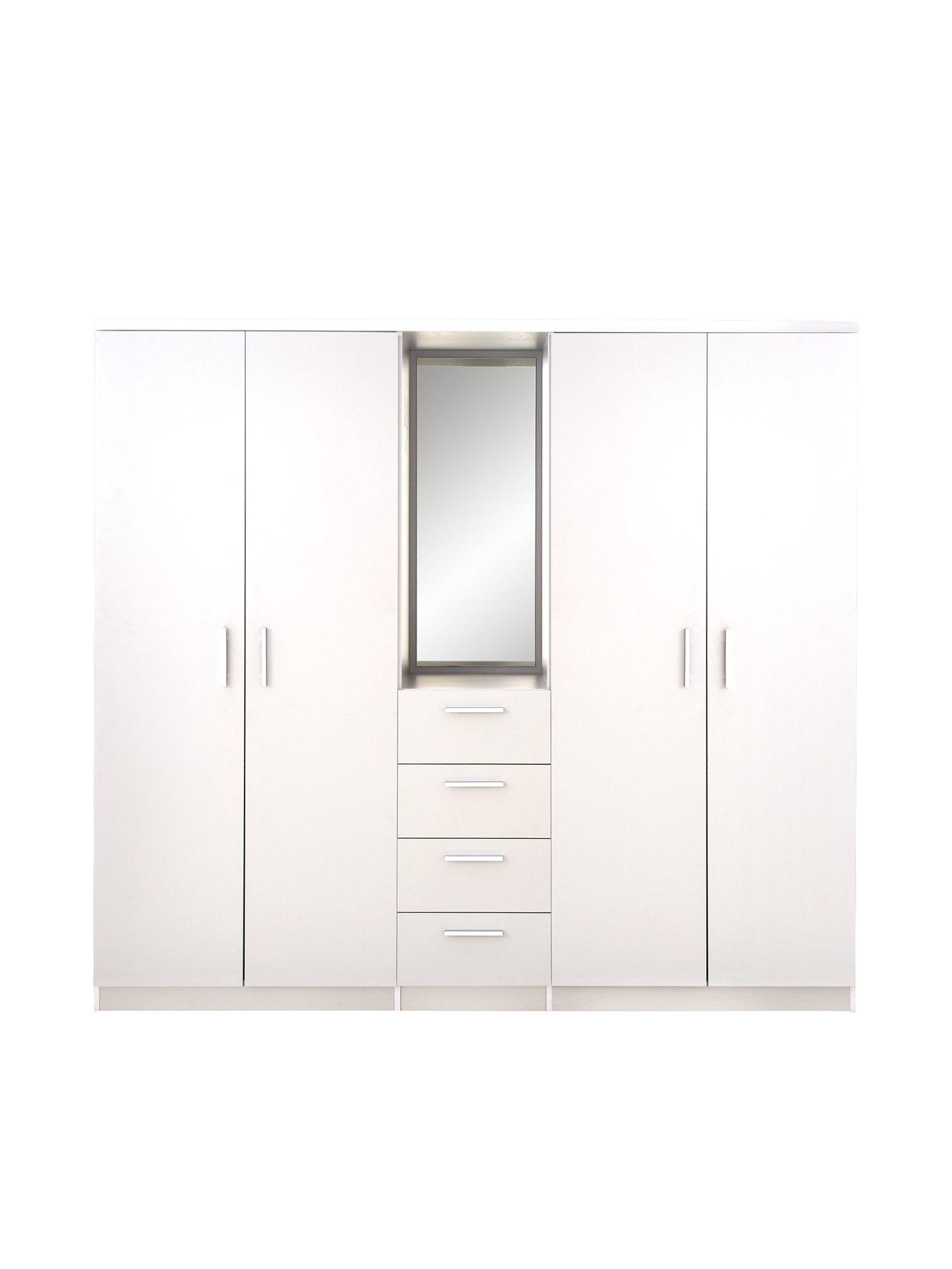 the-very-collection-panama-4-door-4-drawer-combi-fitment-wardrobe-with-mirrornbsp--fscreg-certified