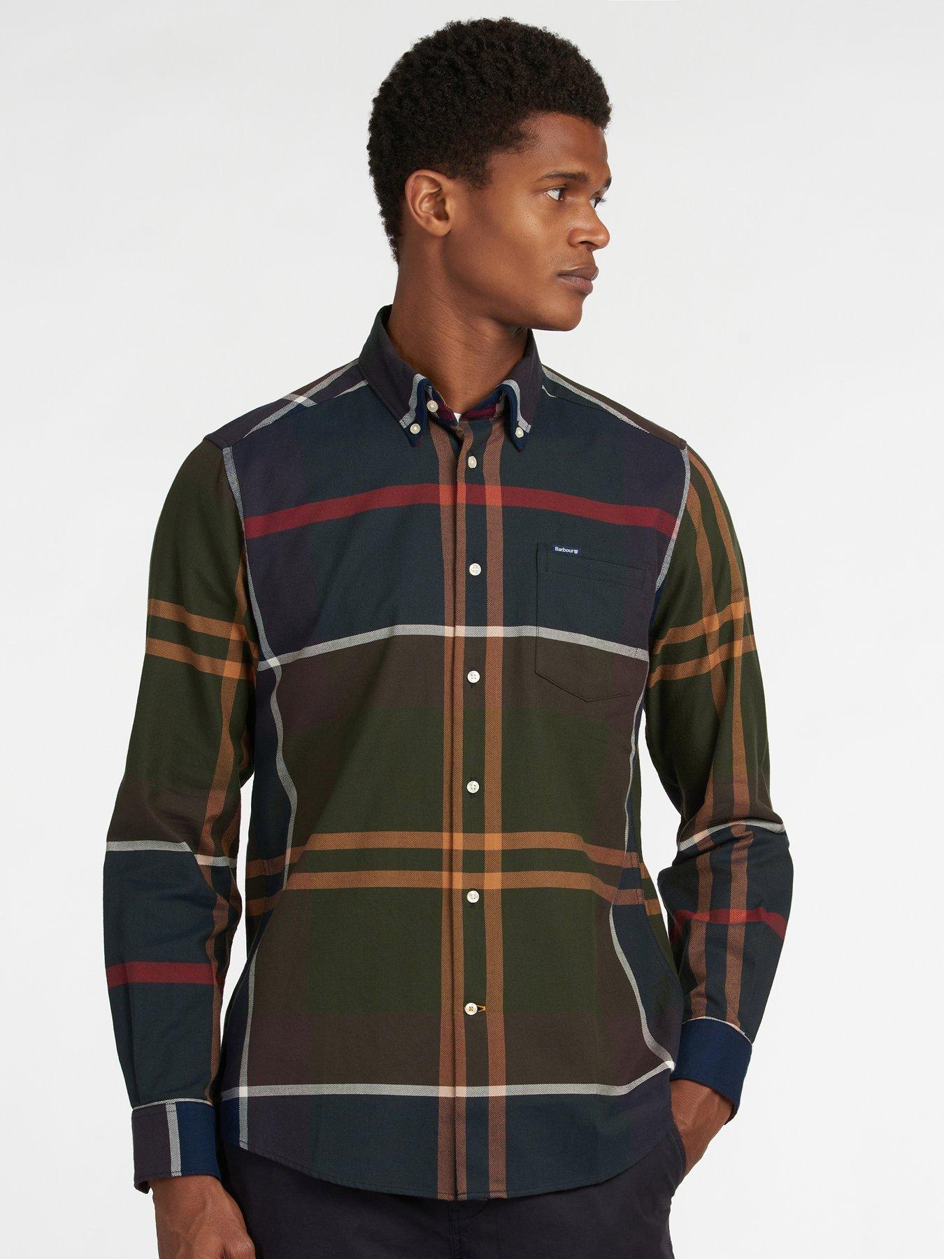 Image 1 of 4 of Barbour Dunoon Tailored Tailored Shirt - Green