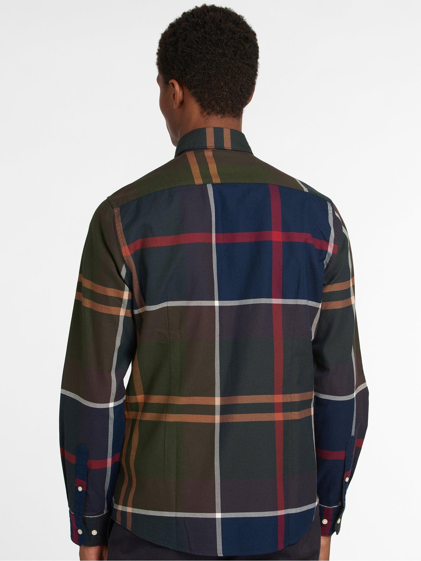 barbour-dunoon-tailored-shirt-greenstillFront