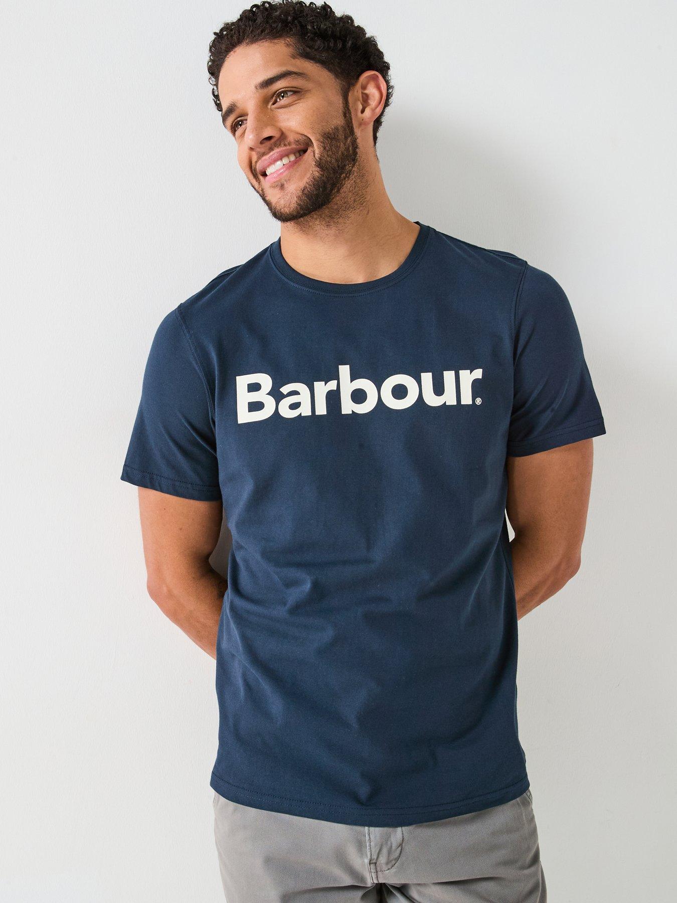 undefined Barbour Logo T-Shirt - Navy