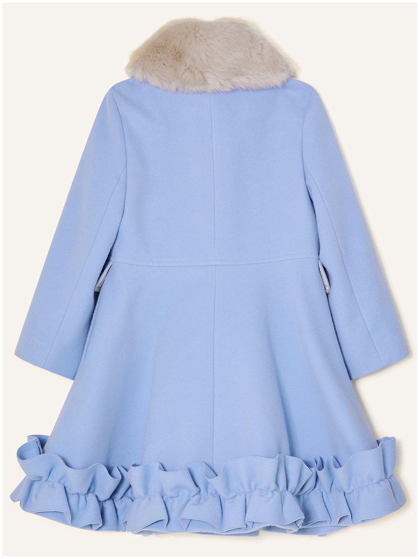 Girls on sale frilly coat