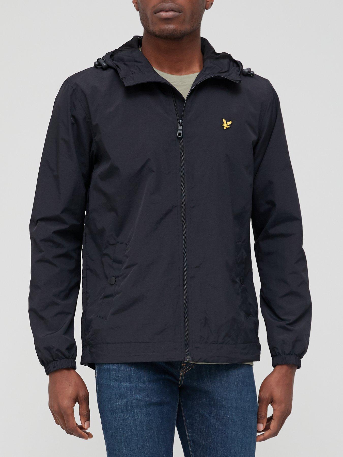 Lyle and scott zip through jacket sale