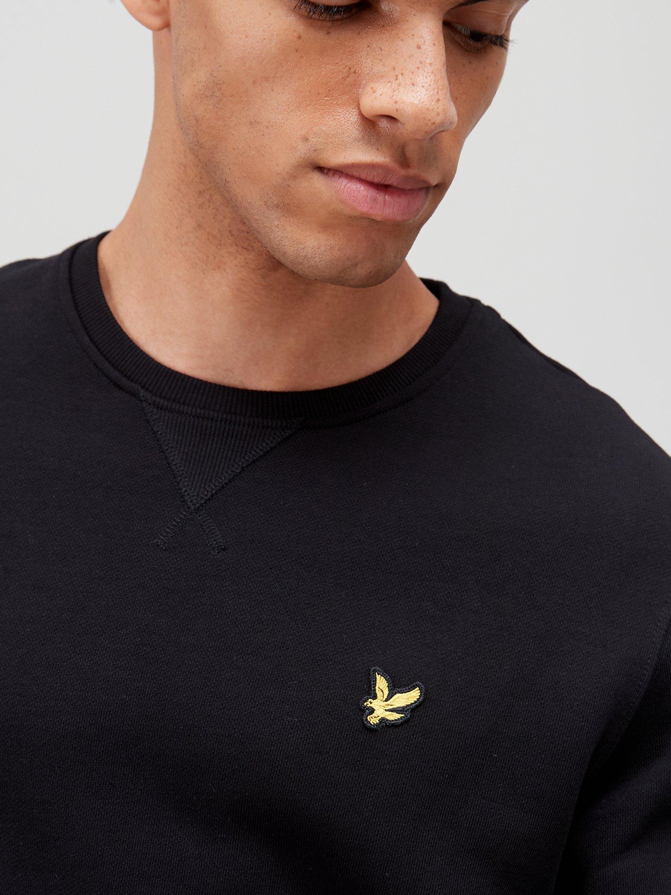 lyle-scott-crew-neck-sweatshirt-blackoutfit