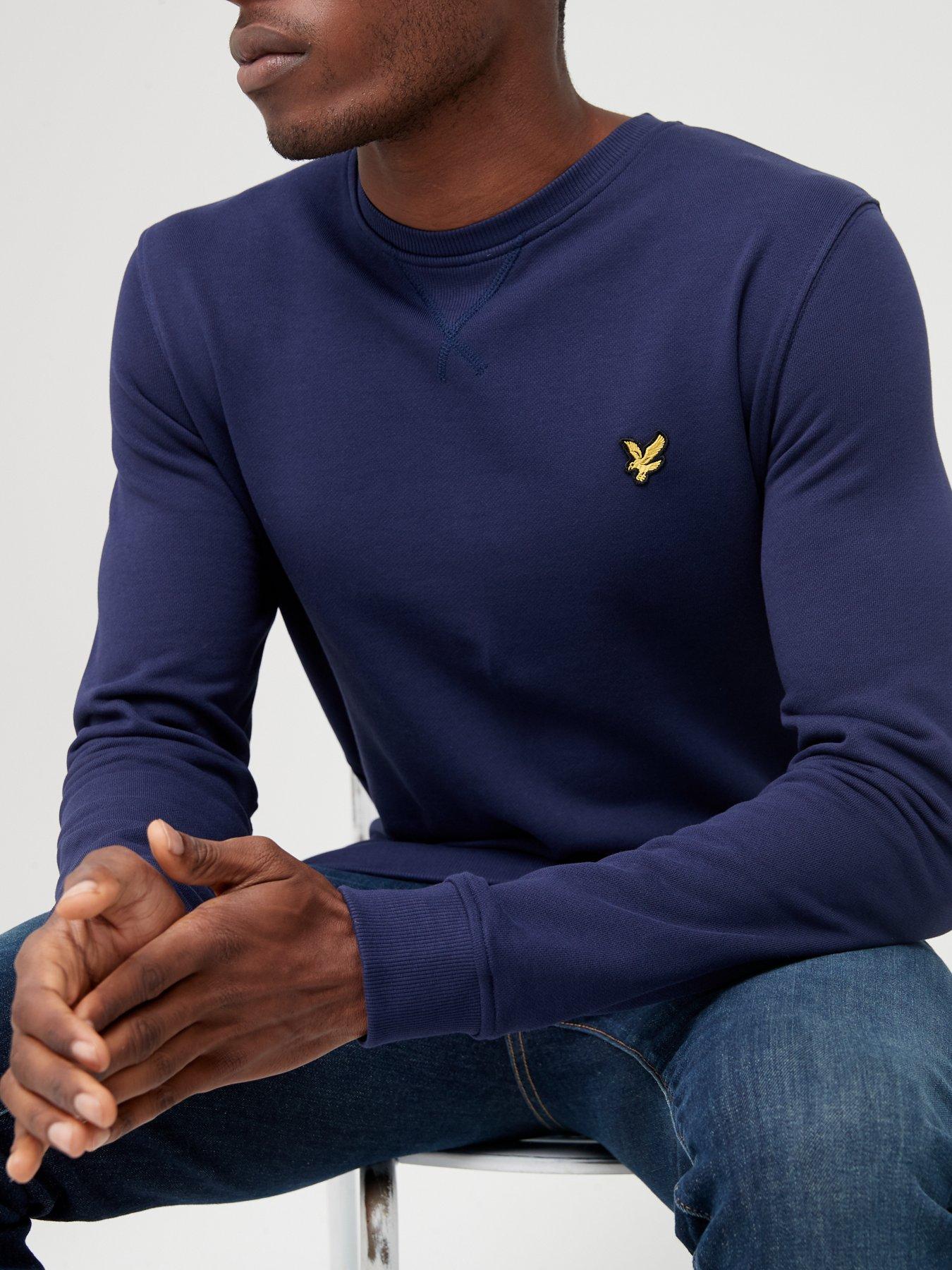 lyle-scott-crew-neck-sweat-top-navyoutfit