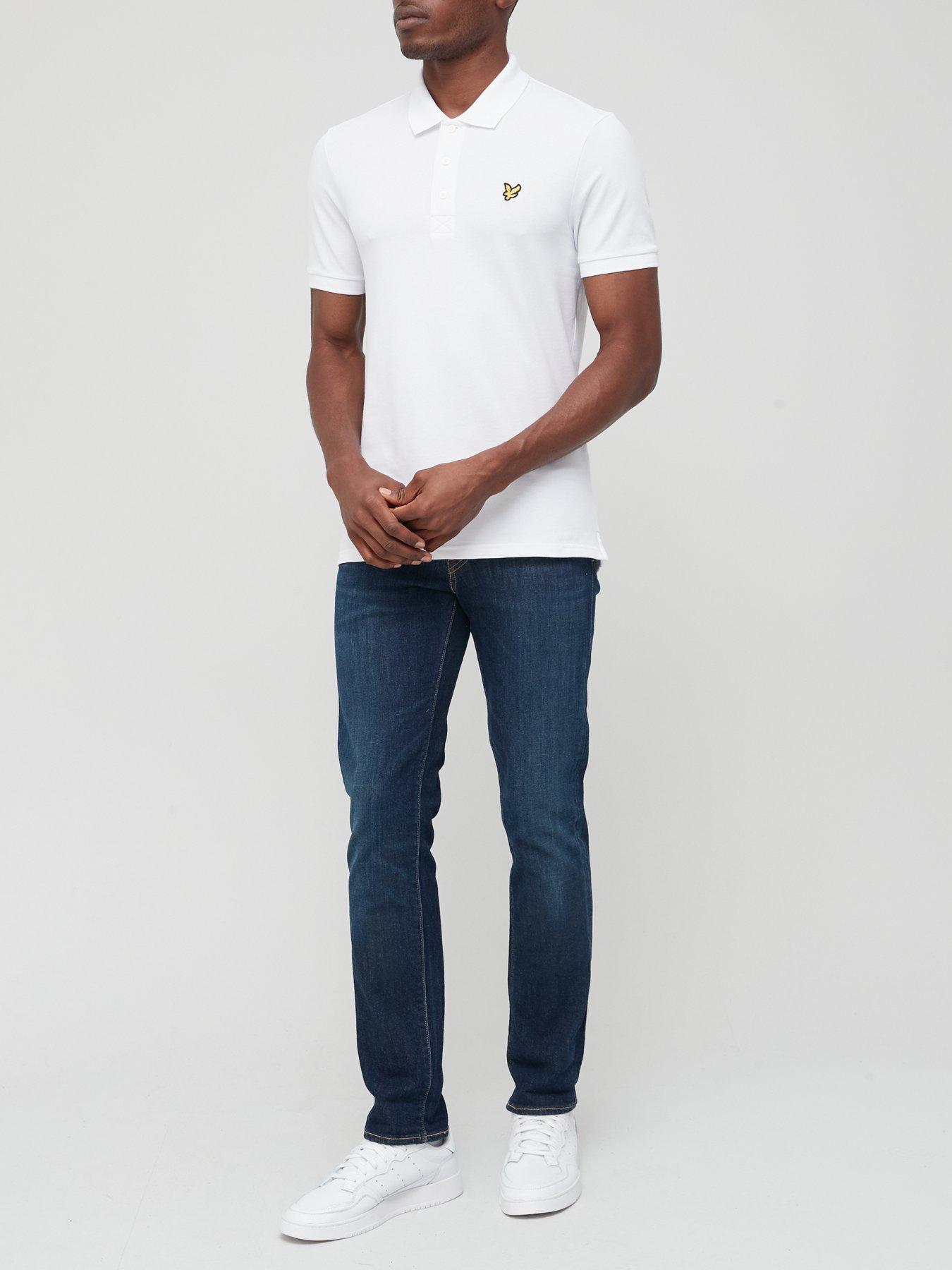 lyle-scott-plain-polo-shirt-whiteback