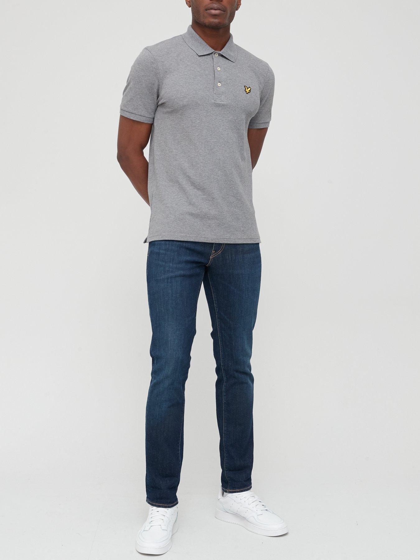 lyle-scott-regular-fit-logo-polo-shirt-greyback