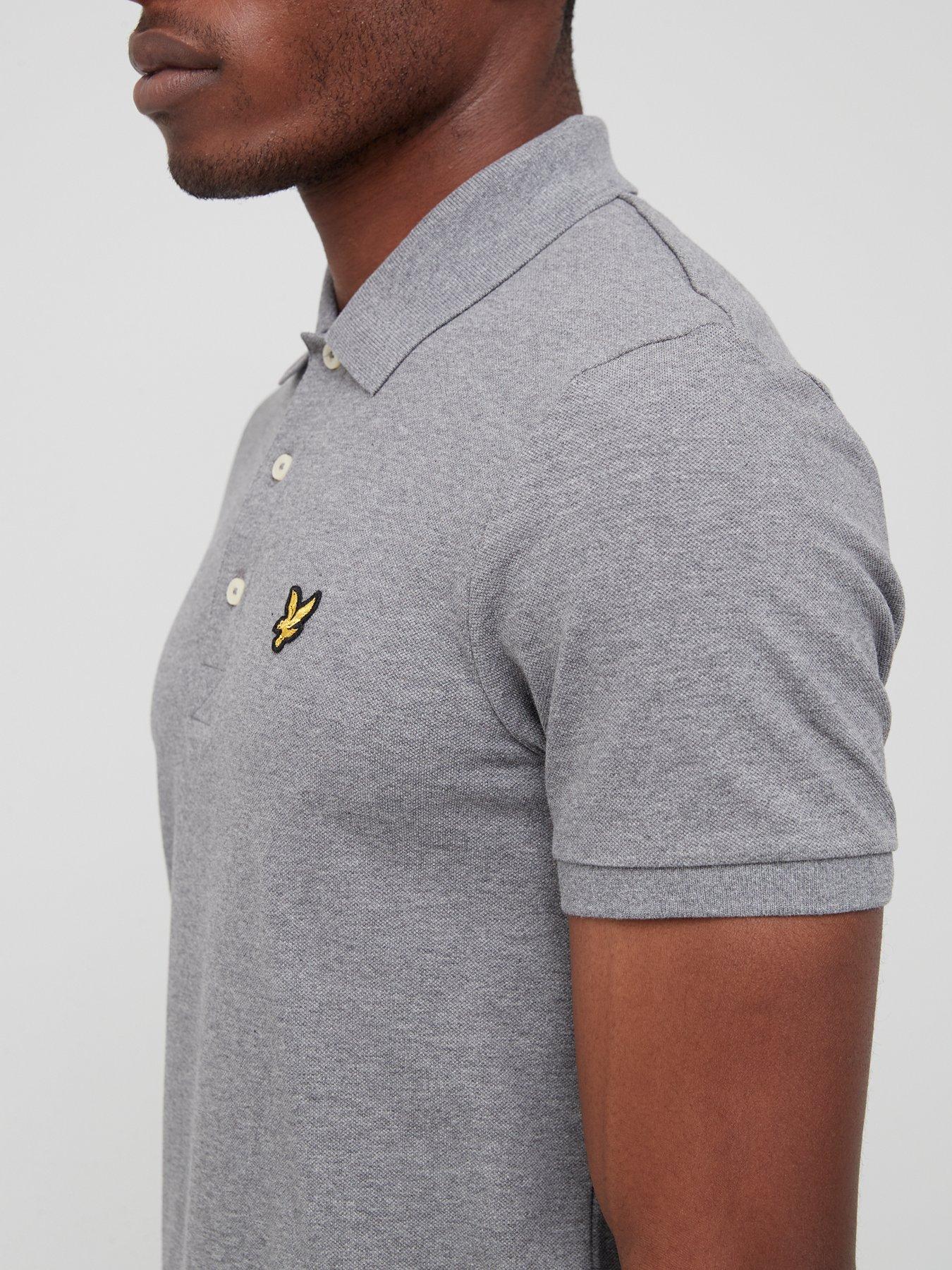 lyle-scott-regular-fit-logo-polo-shirt-greyoutfit