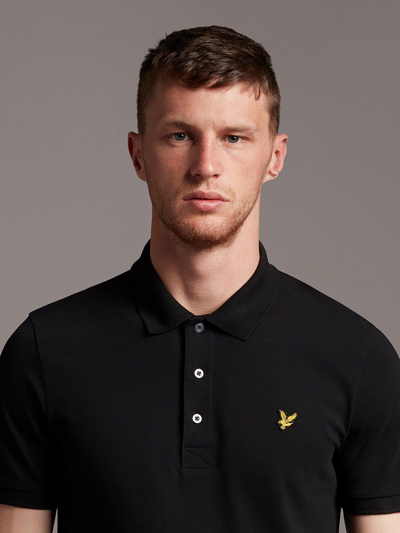 lyle-scott-plain-polo-shirt-blackoutfit