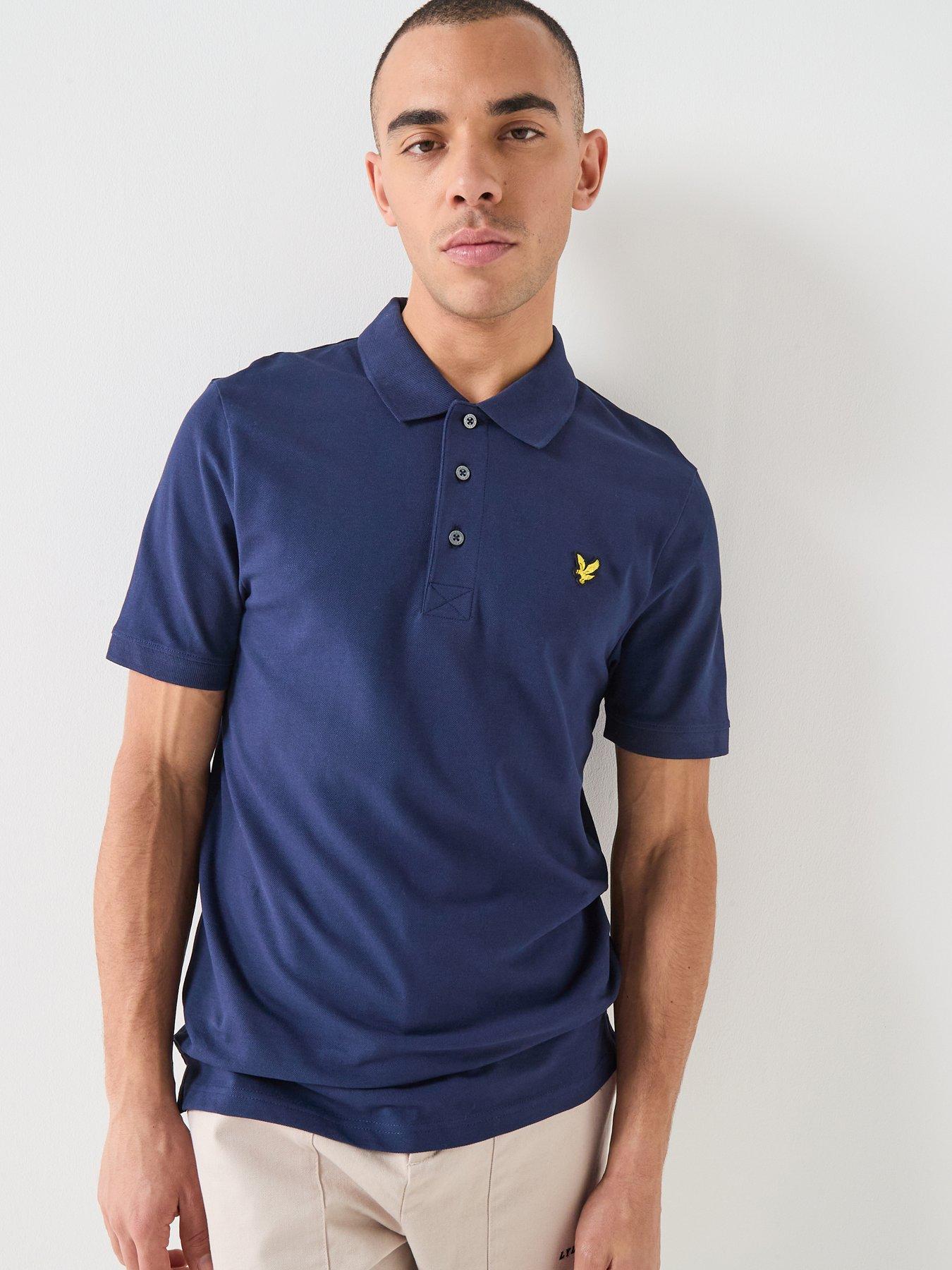 Lyle & Scott Plain Polo Shirt - Navy