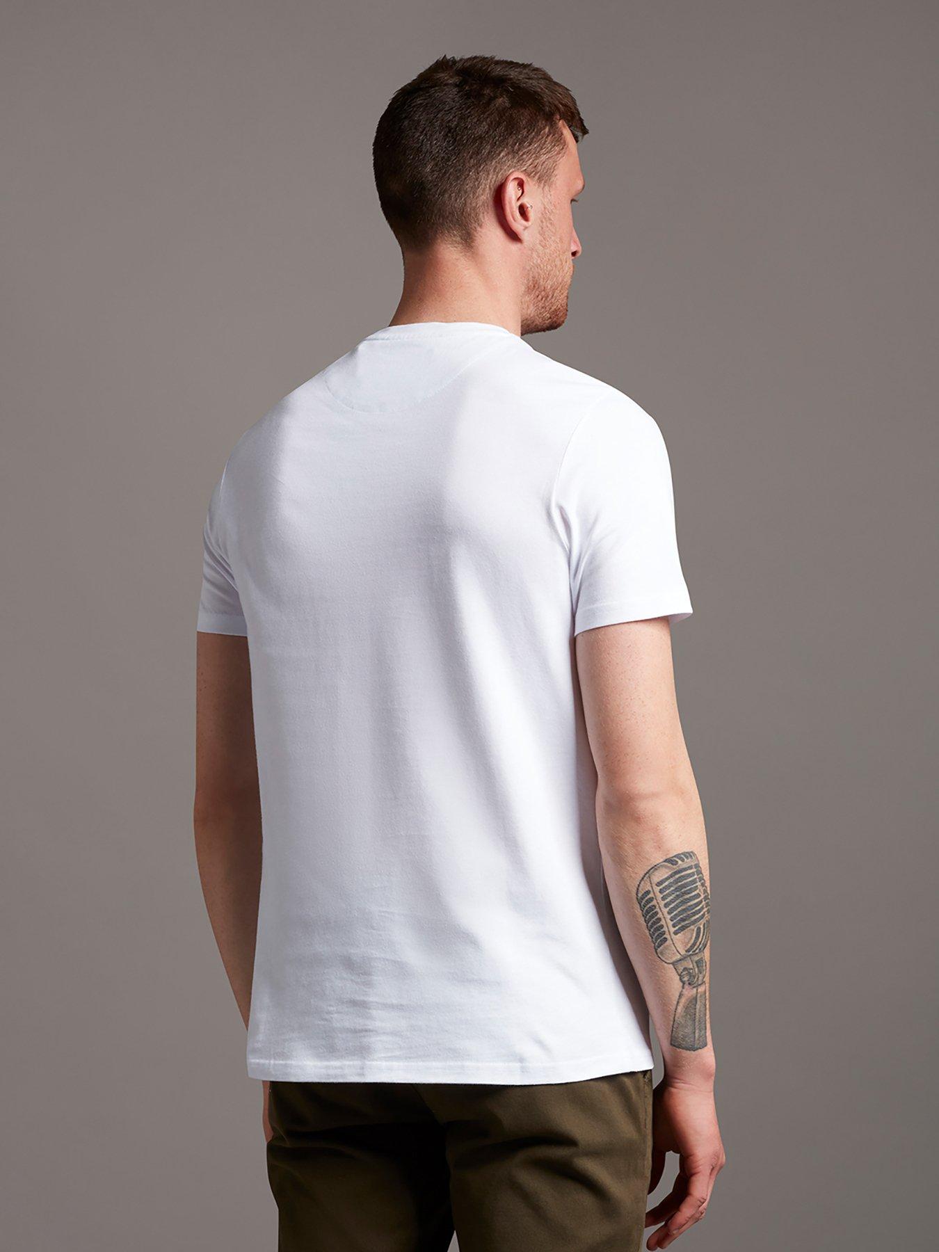 lyle-scott-regular-fit-plain-t-shirt-whitestillFront