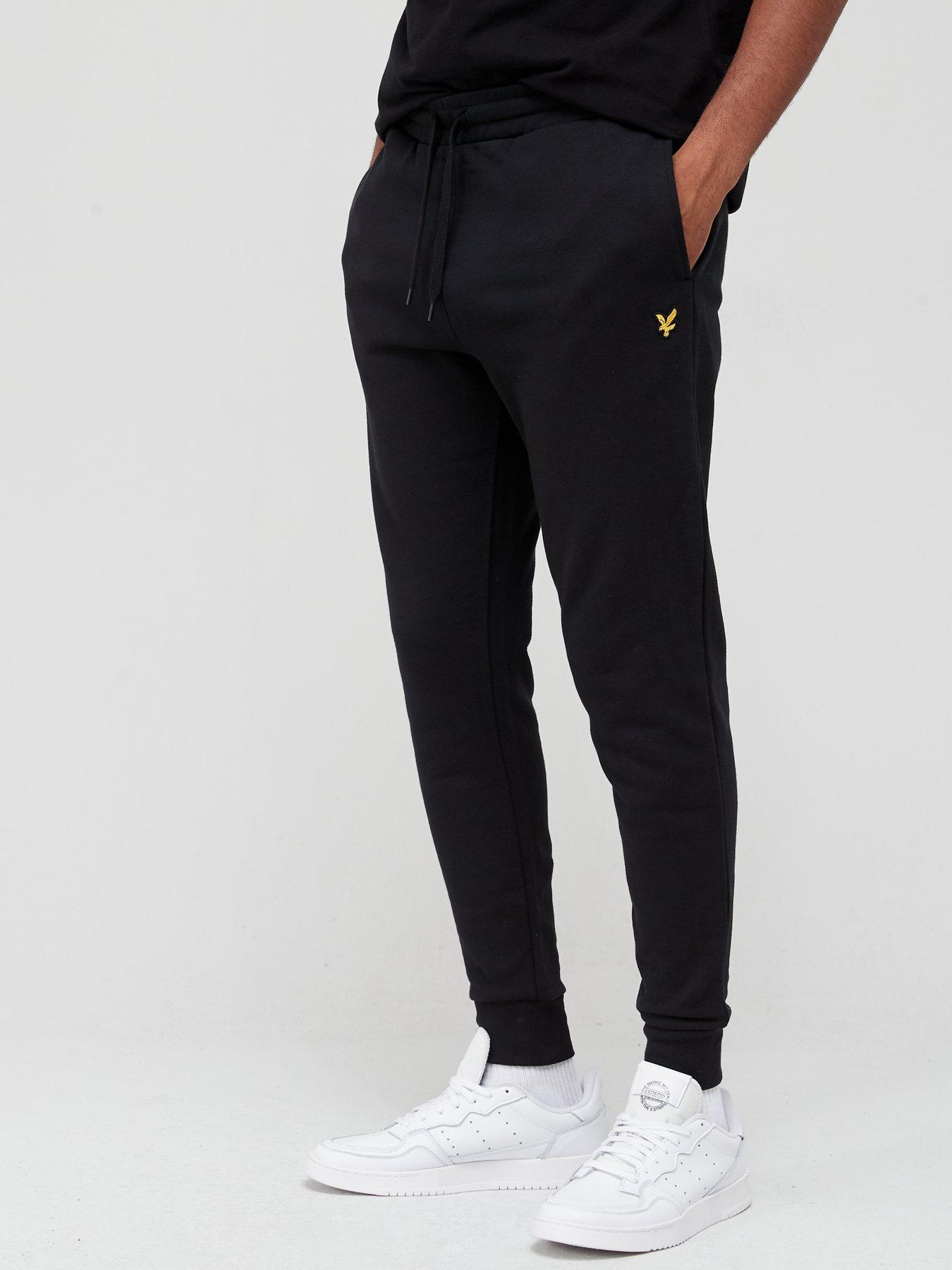 Mens black best sale slim fit joggers