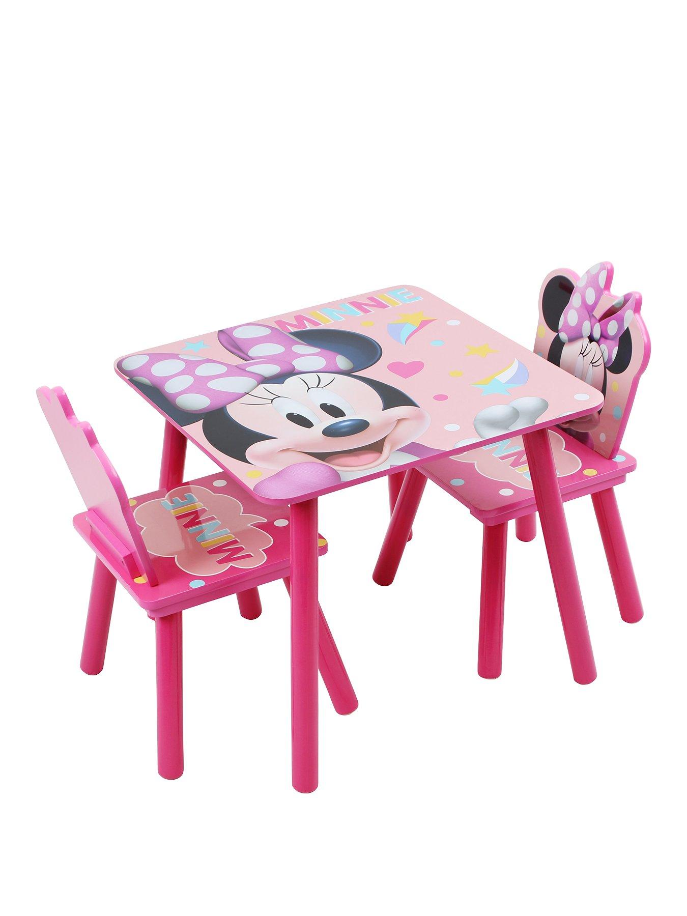 Minnie mouse table and chair outlet set