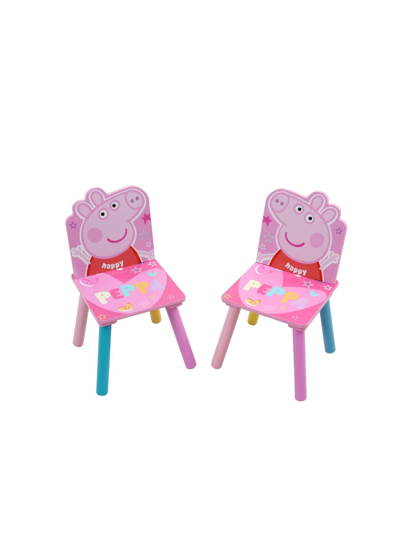 Childrens table and chairs peppa pig on sale