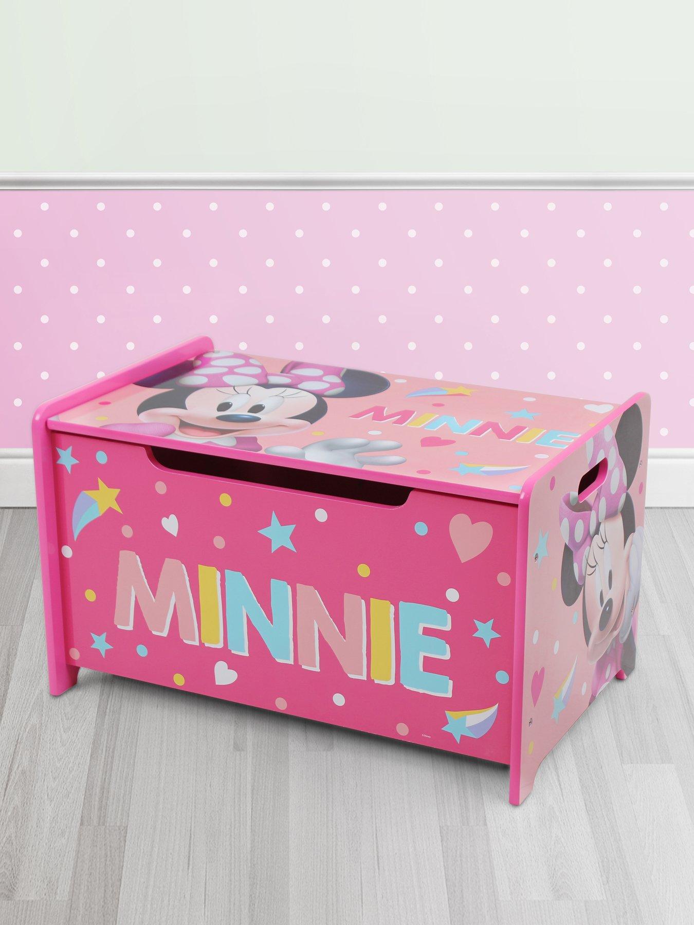 undefined Minnie Mouse Deluxe Wooden Storage Box/bench