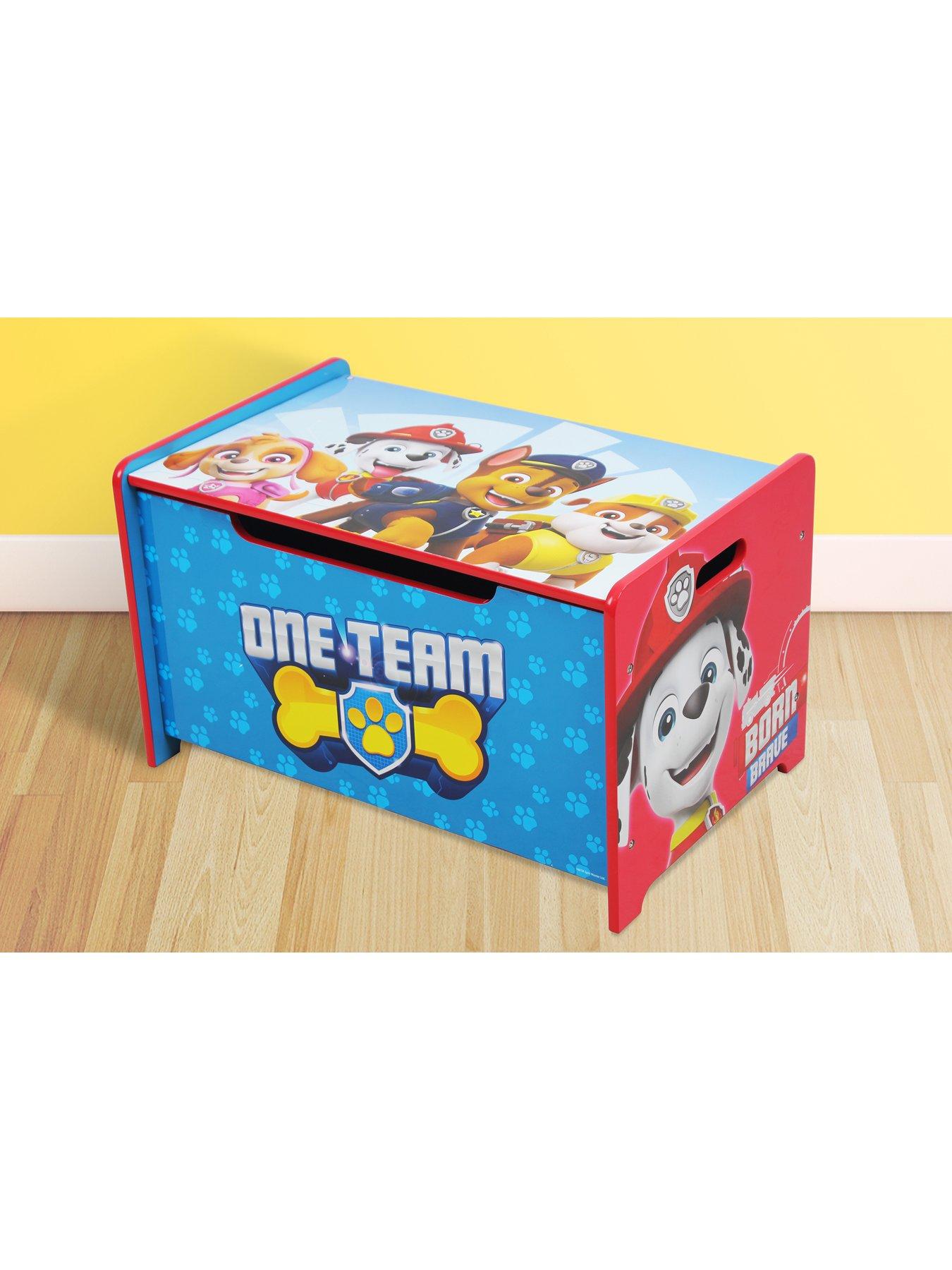 undefined Paw Patrol Deluxe Wooden Storage Box/bench