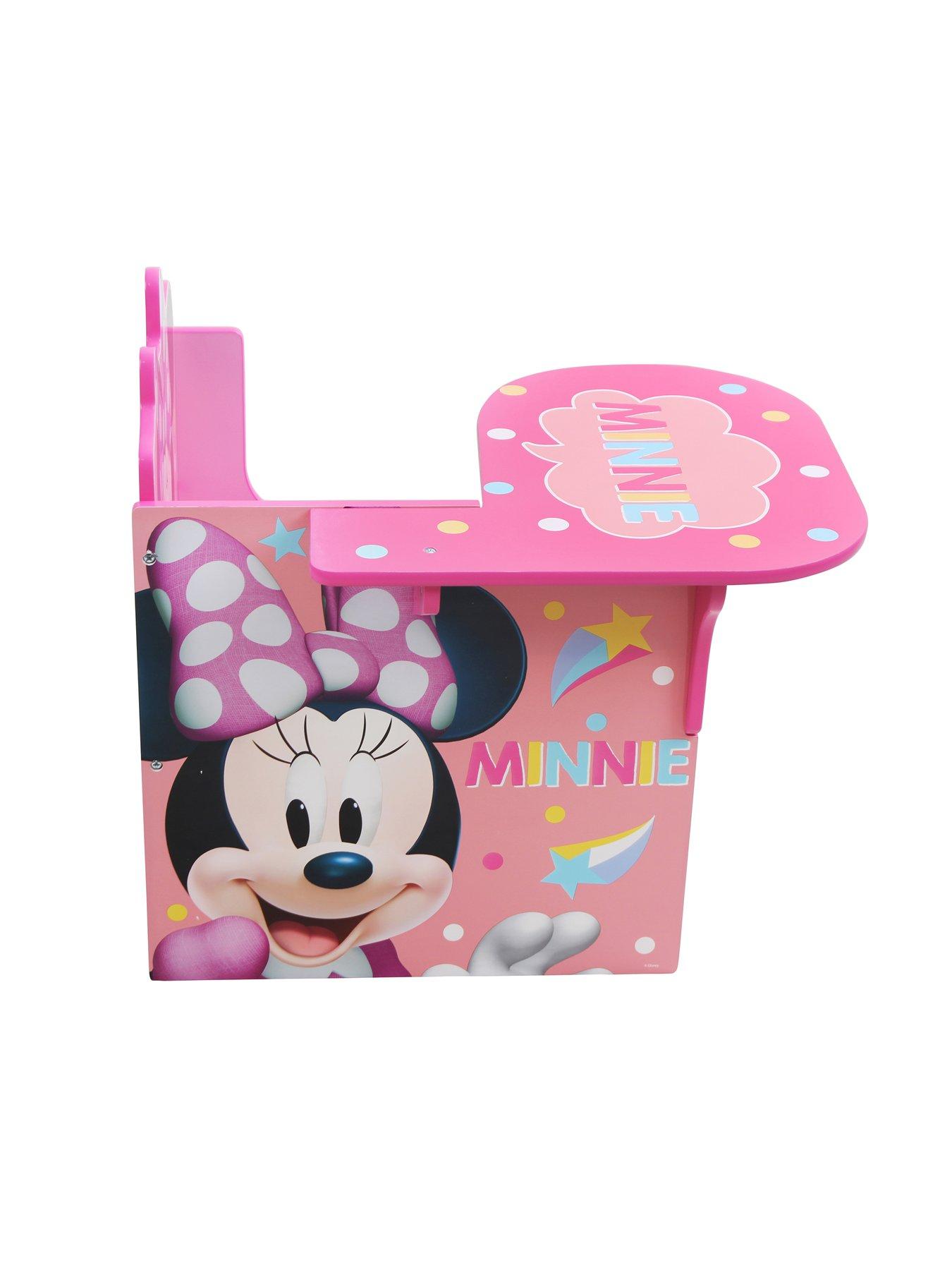 Image 4 of 6 of Minnie Mouse Minnie Mouse Chair Desk With Storage Bin