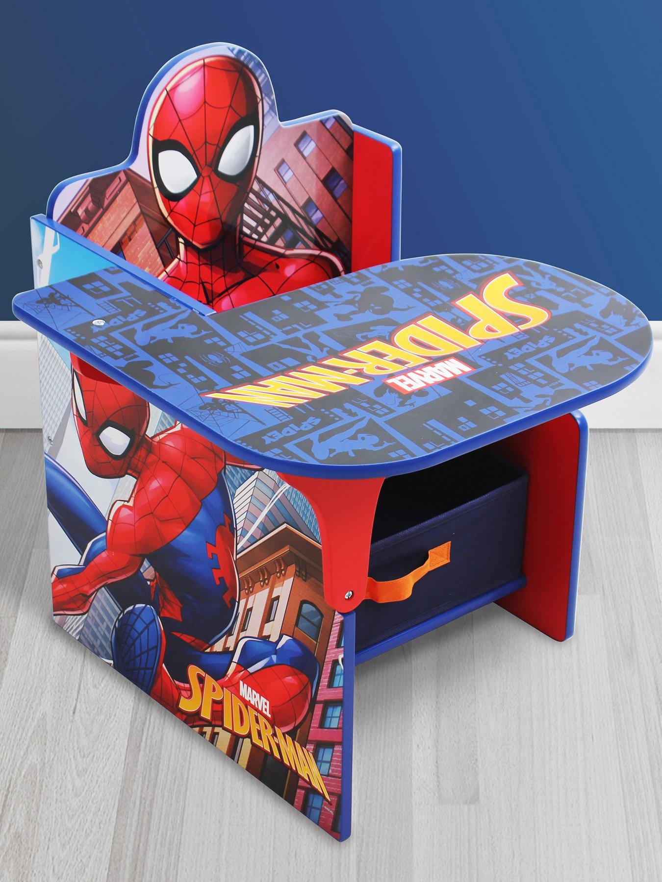 Spiderman Spiderman Chair Desk With Storage Bin